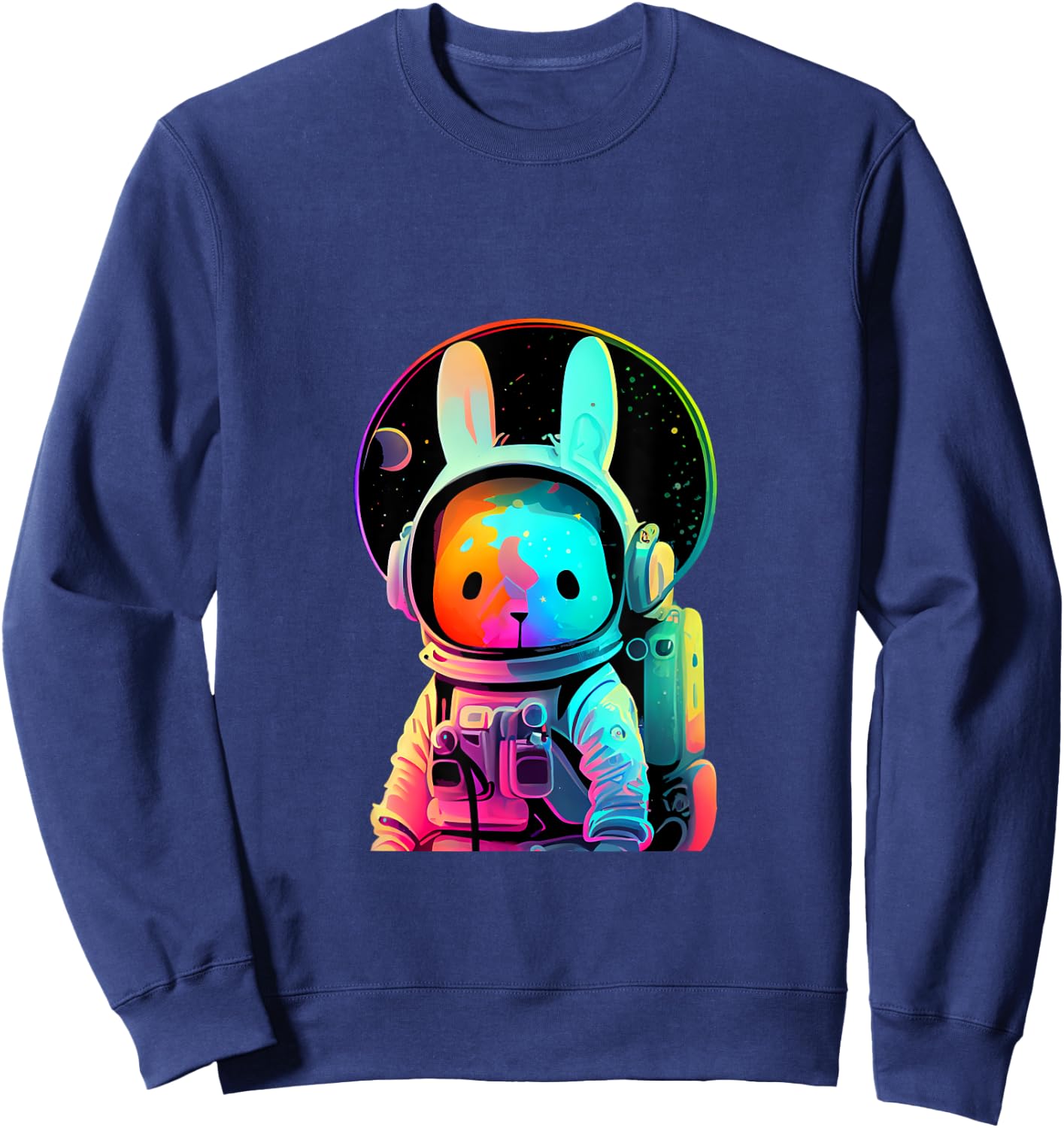 Easter Bunny Astronaut Sweatshirt - Sweatshirt | Navy