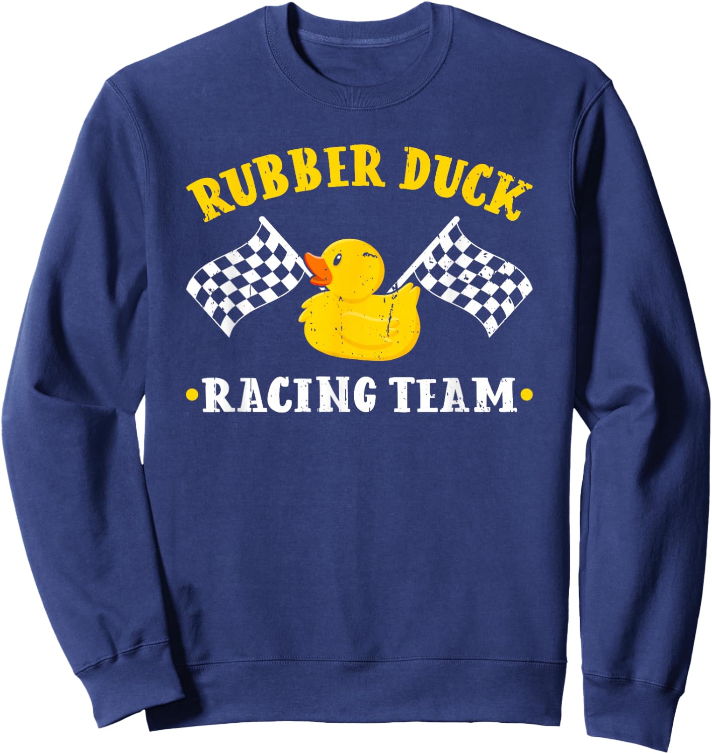 Rubber Duck Racing Team Family Competition Race Sweatshirt - Sweatshirt | Navy