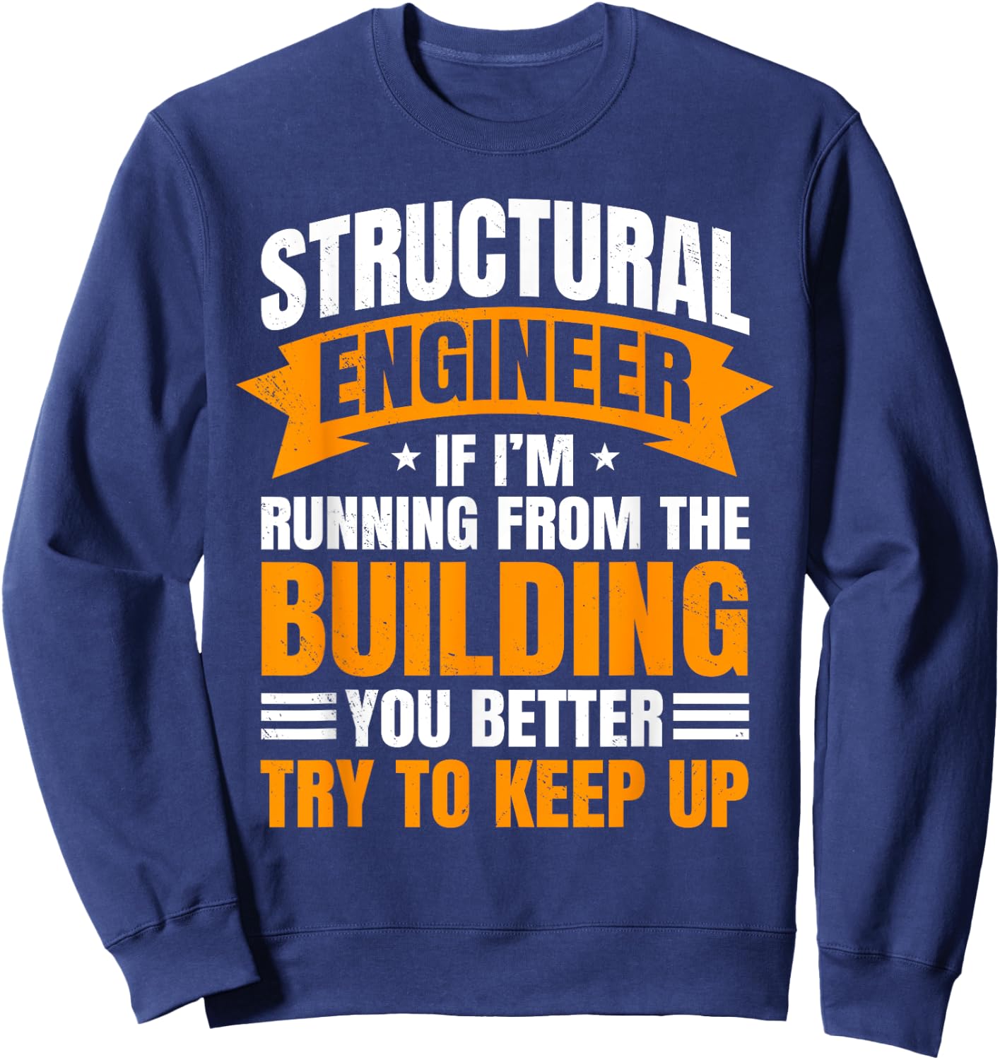 Structural Engineer Professional Civil Building Engineering Sweatshirt - Sweatshirt | Navy
