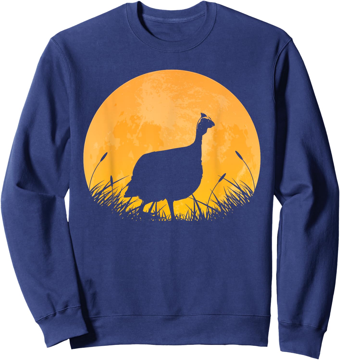 Guinea Fowl Easy Halloween Outfit Bird Moon Costume Gift Sweatshirt - Sweatshirt | Navy