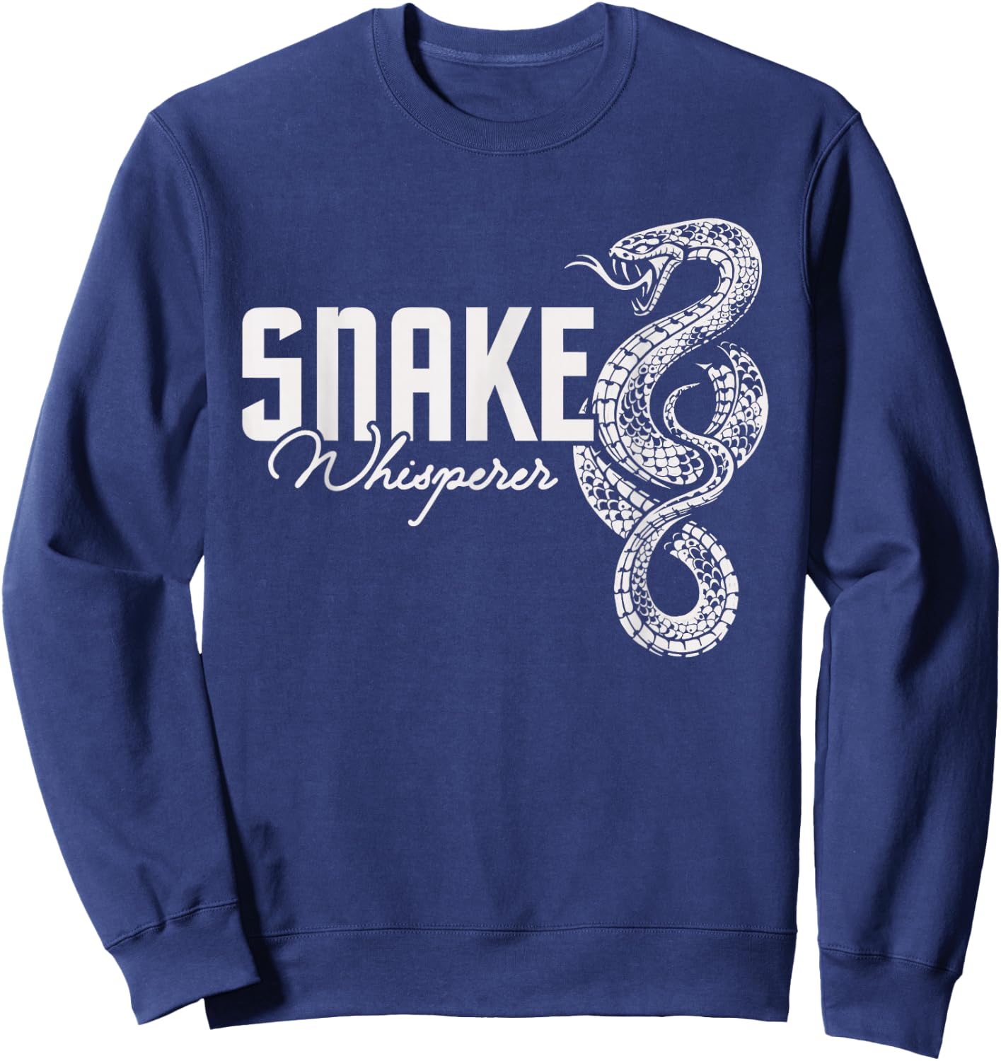 Snake Whisperer - Snakes Jungle Zookeeper Zoo Reptile Lover Sweatshirt - Sweatshirt | Navy