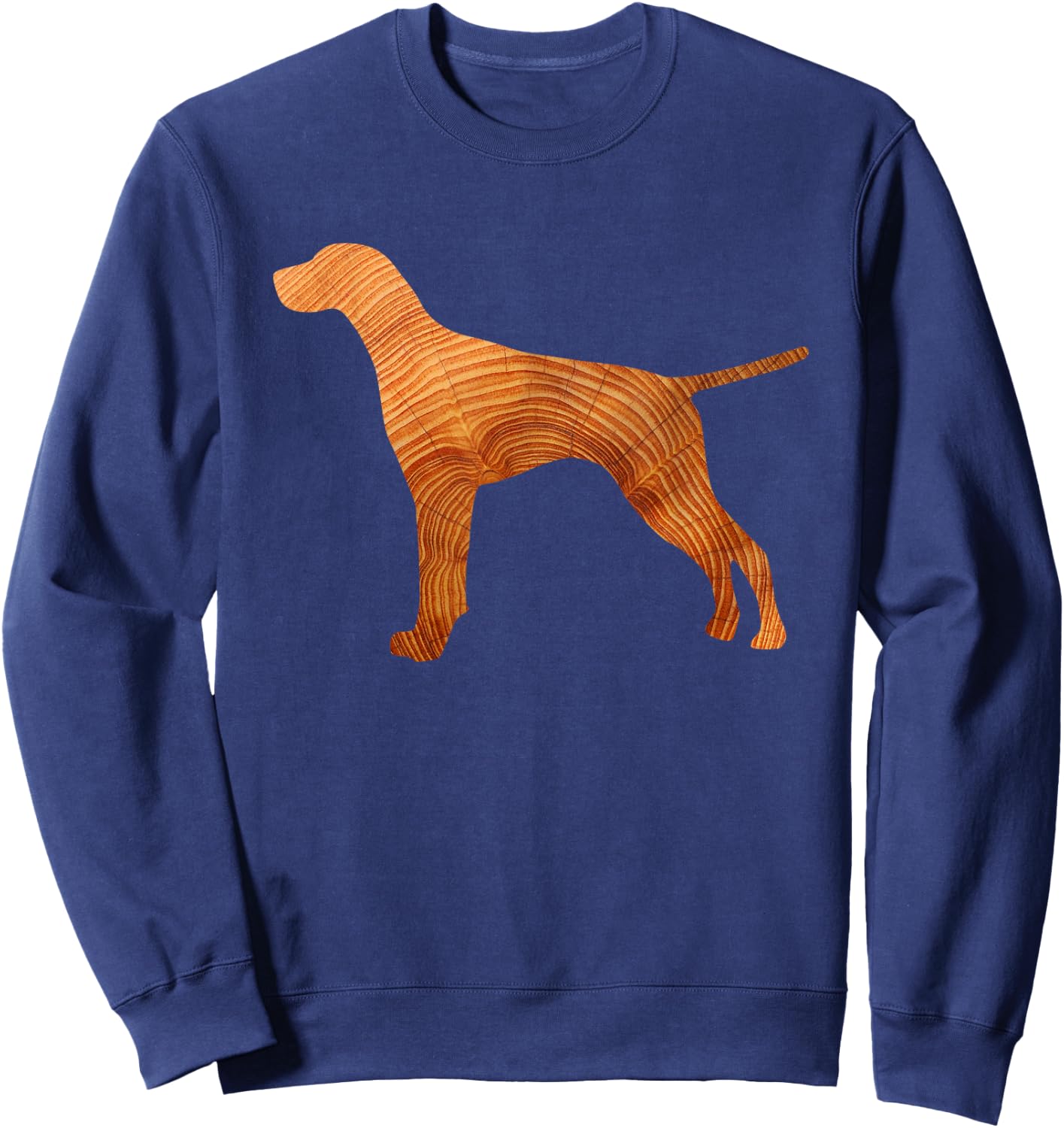 German Shorthair Pointer Shirt | Dog Tree Nature Silhouette Sweatshirt - Sweatshirt | Navy