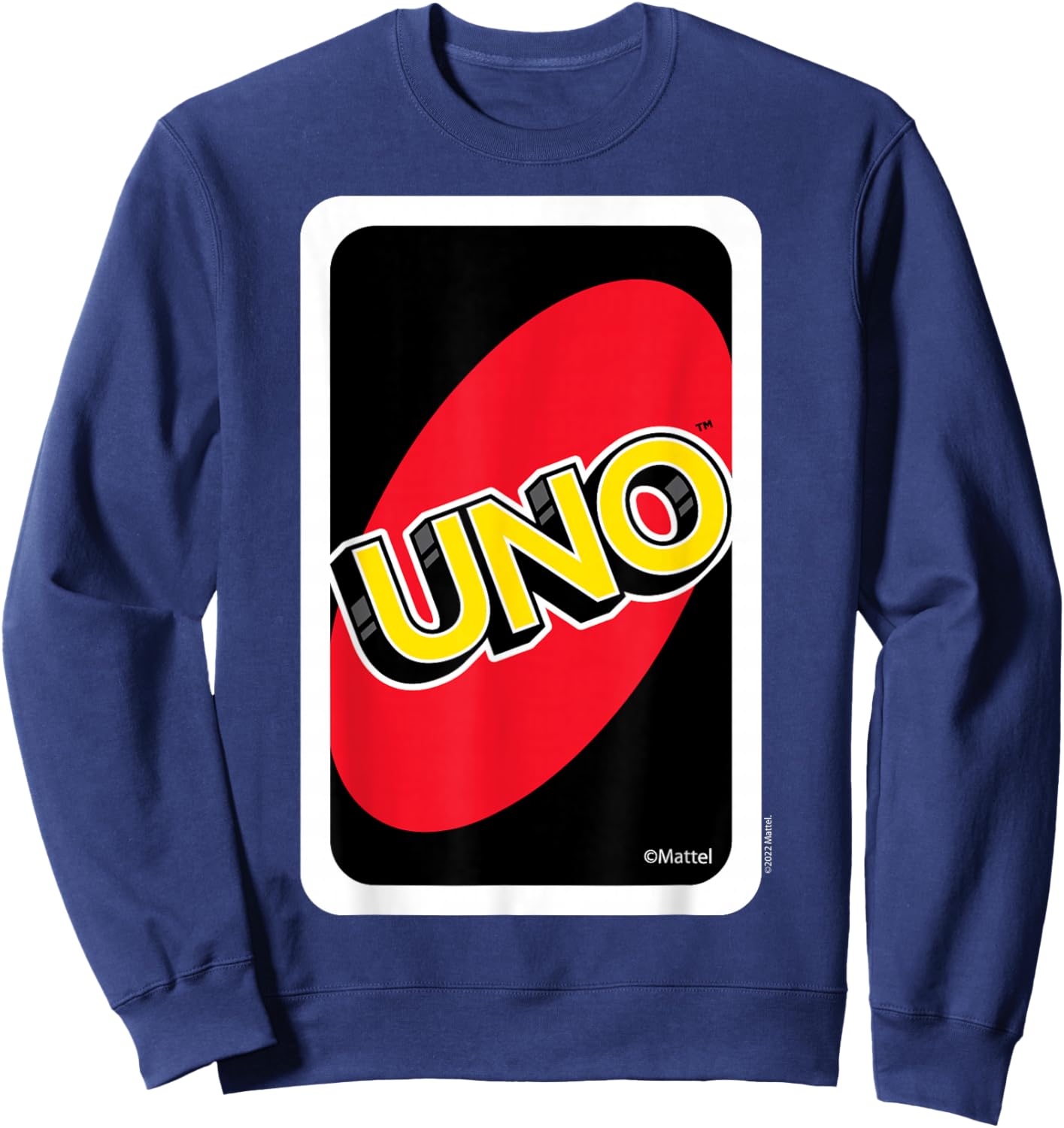 UNO - Card Back , black Sweatshirt - Sweatshirt | Navy