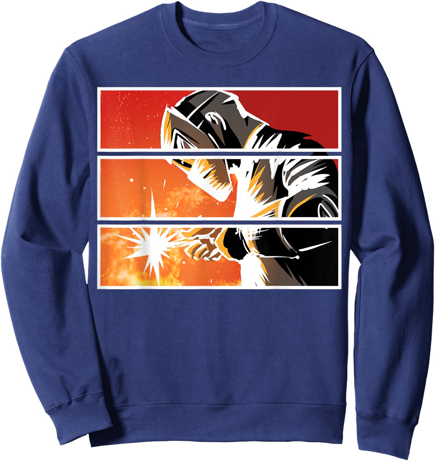 Arc Welder Stick Welding Gas Welding Sweatshirt - Sweatshirt | Navy