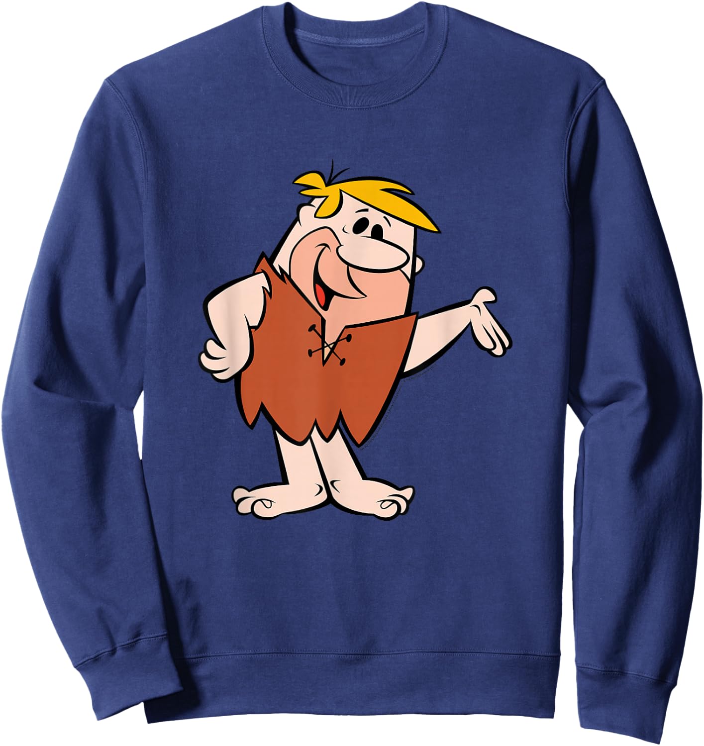 The Flintstones Barney Rubble Big Solo Shot Sweatshirt - Sweatshirt | Navy