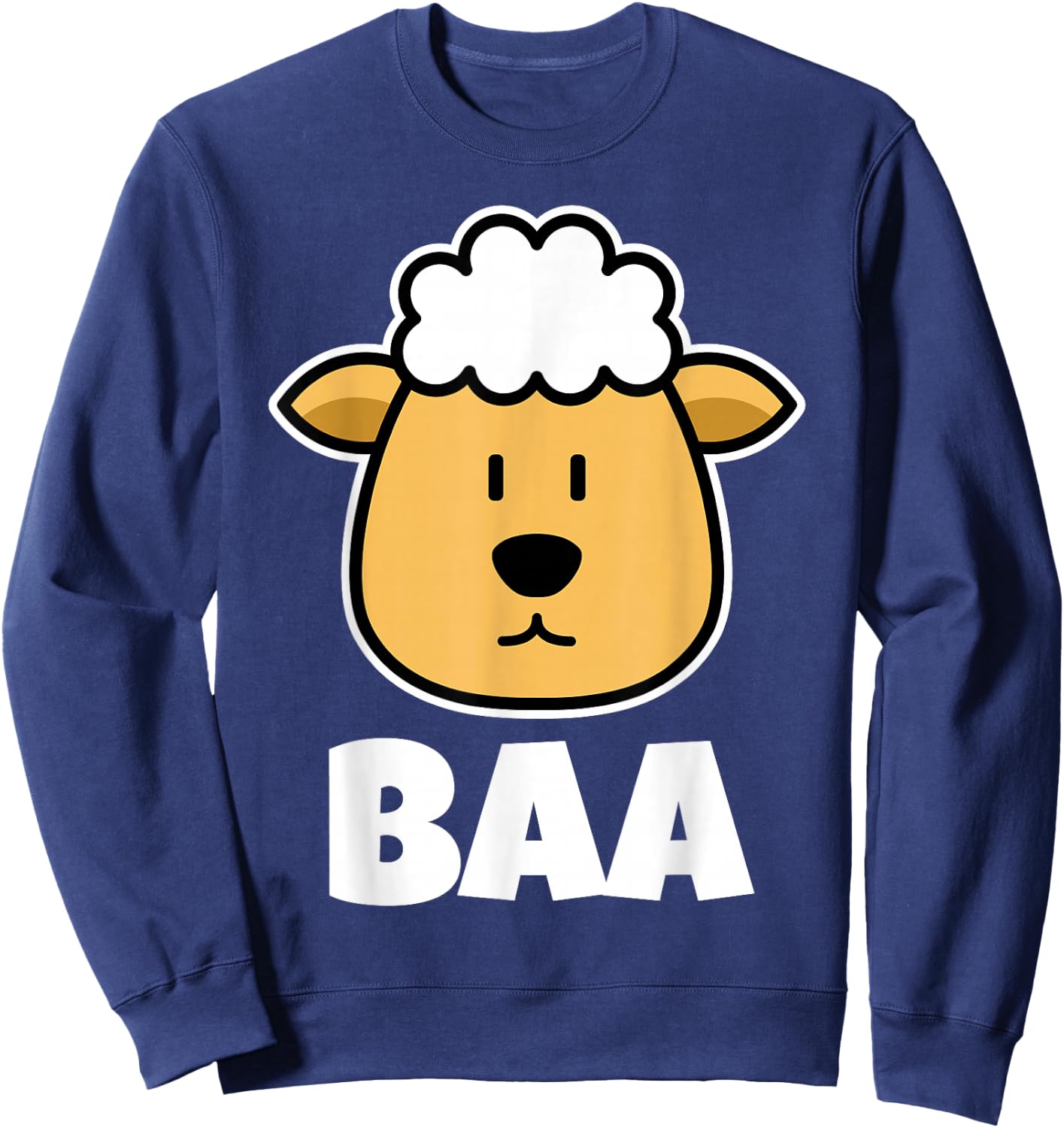 BAA Sheep Stuff | Sheep Lover Stuff | Kids Sheep Sweatshirt - Sweatshirt | Navy