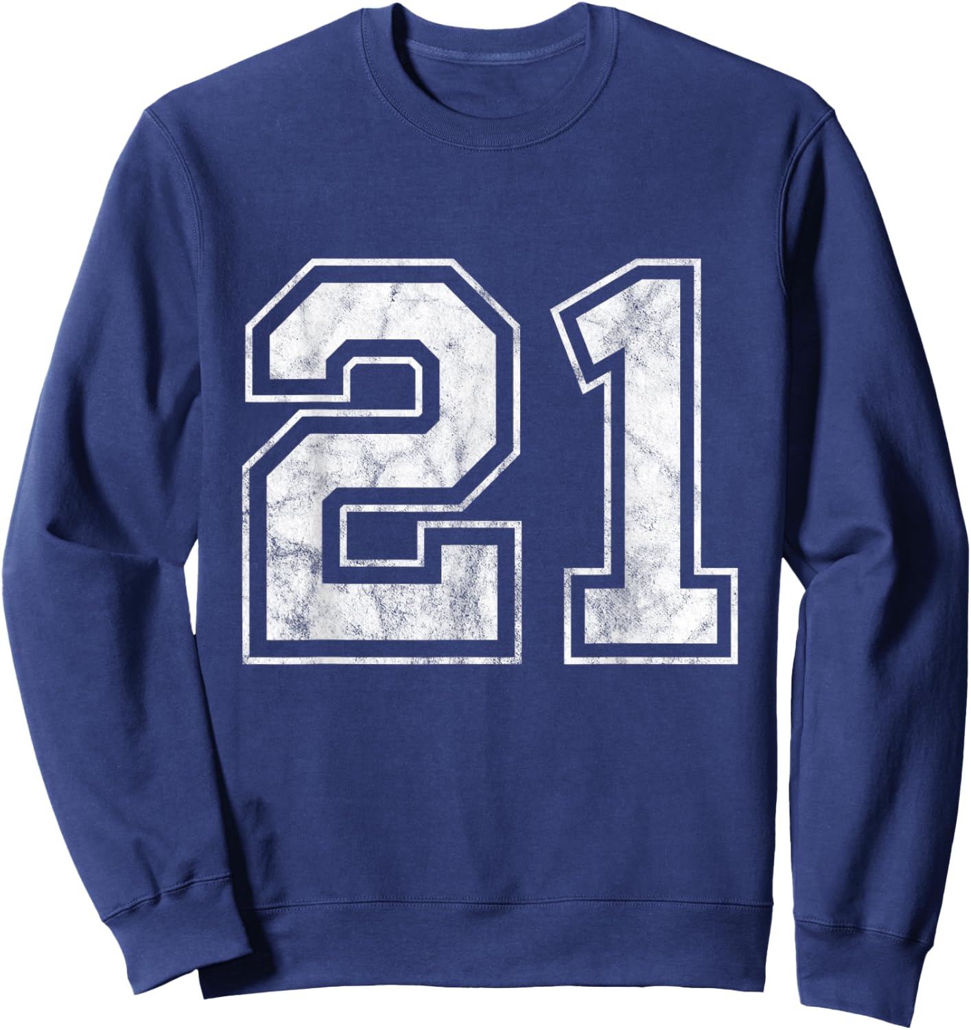 Number 21 Sweatshirt - Sweatshirt | Navy
