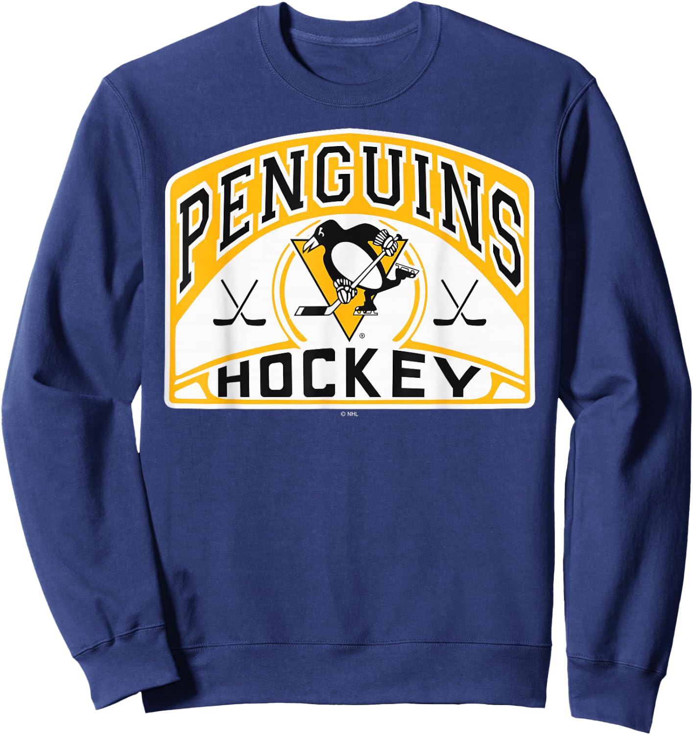 Pittsburgh Penguins Glide Dark Heather Officially Licensed Sweatshirt - Sweatshirt | Navy