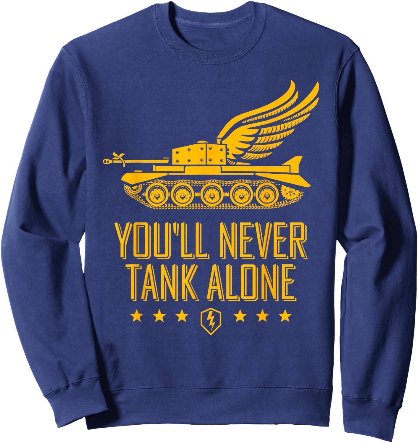 World of Tanks Blitz You'll Never Tank Alone Sweatshirt - Sweatshirt | Navy