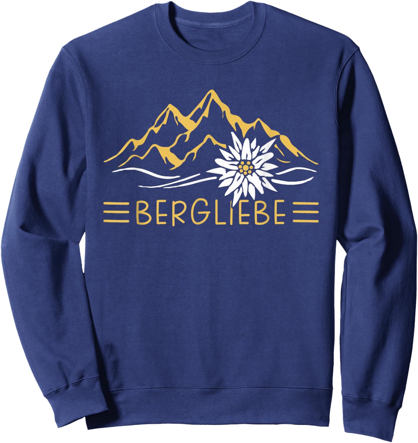 Hiking design as hiking accessory for the mountains , black, s Sweatshirt - Sweatshirt | Navy