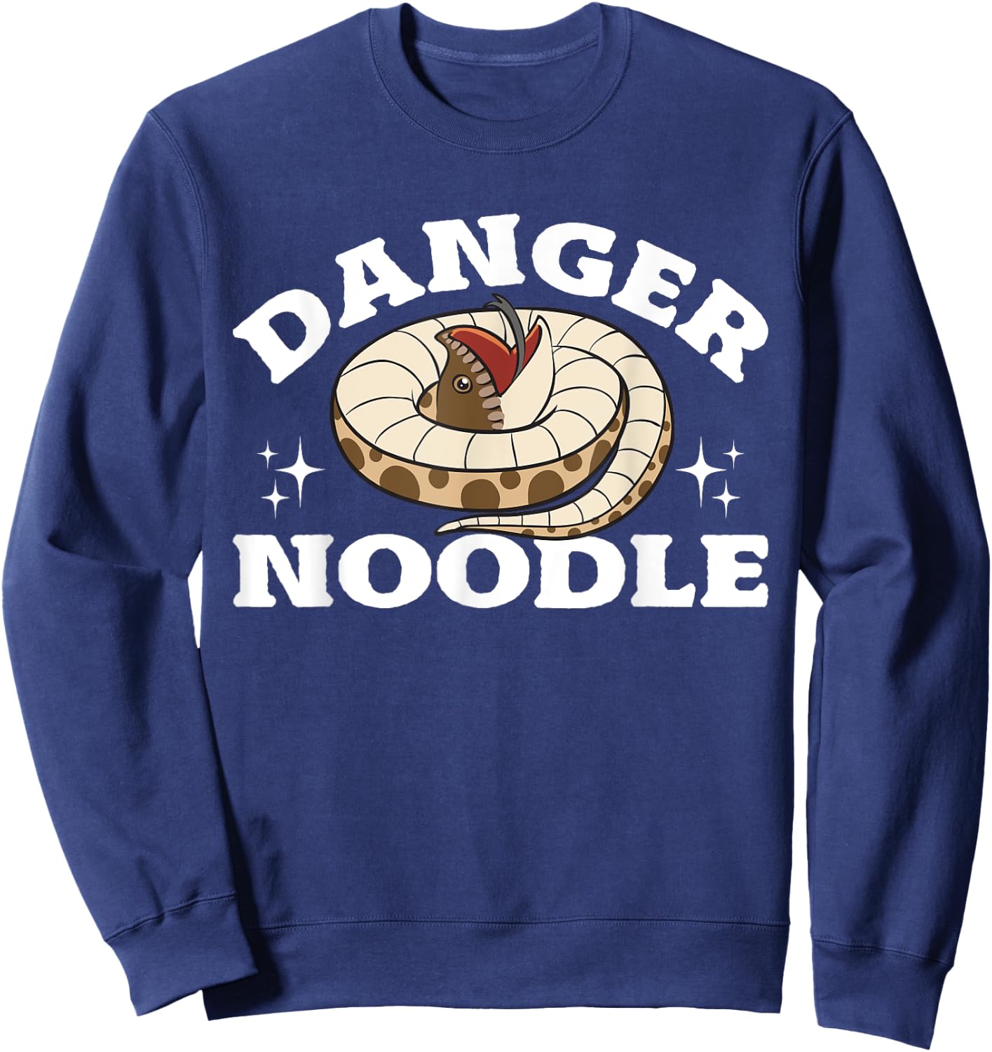 Hognose Snake Danger Noodle Pet Reptile Hognose Snake Sweatshirt - Sweatshirt | Navy
