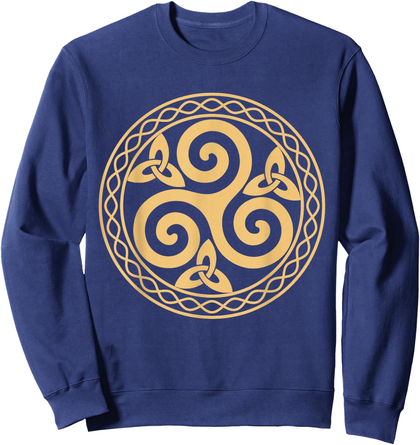 Triskèle Trinität Spirituell Symbol Erde Sonne Mond Natur Sweatshirt - Sweatshirt | Navy