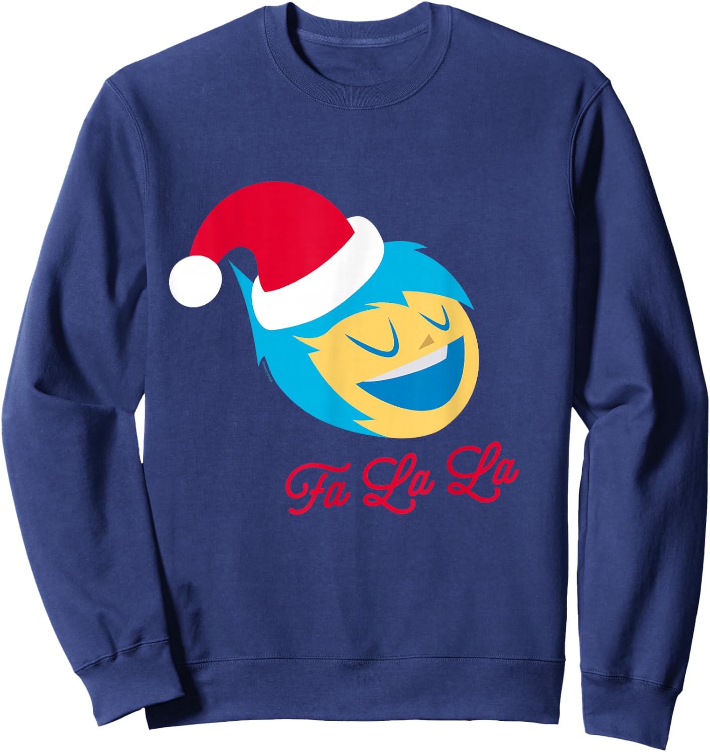 Disney and Pixar’s Inside Out 2 Christmas Fa La La Santa Joy Sweatshirt - Sweatshirt | Navy