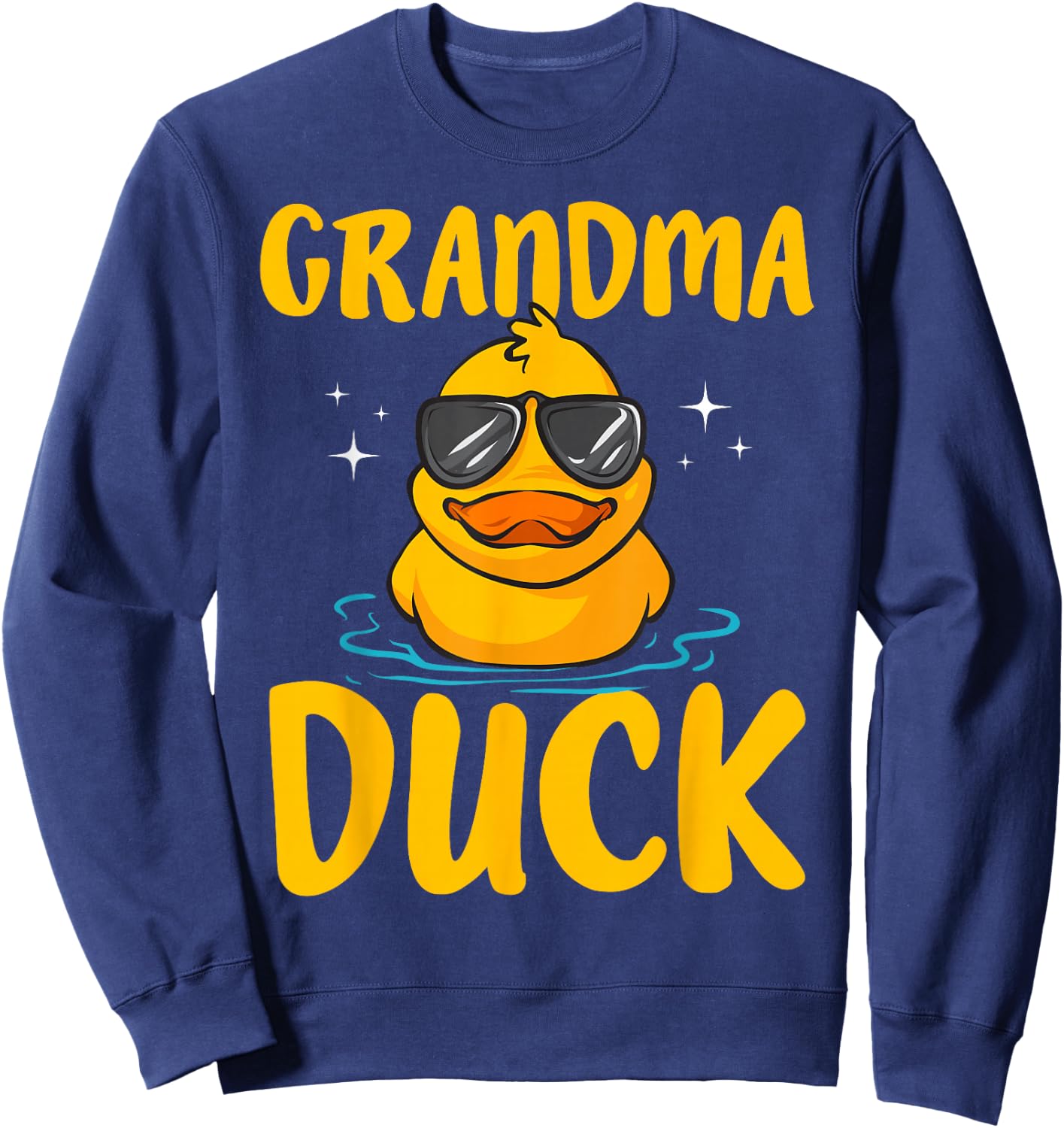 Rubber Duckies Grandma Duck Rubber Duck Sweatshirt - Sweatshirt | Navy