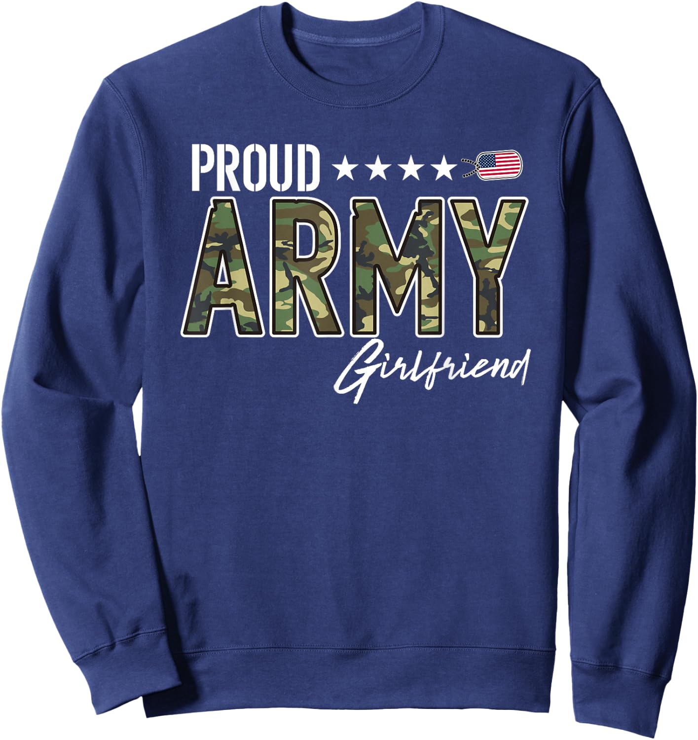 OCP Proud Army Girlfriend Sweatshirt - Sweatshirt | Navy