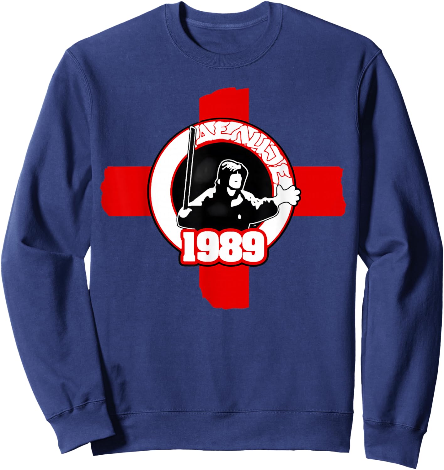 Balkan Serbia Flag & Pride & Women Merch -Adults X-Small Black Short Sleeve Red Star Ultra Proud Serbian Tifo Serbia Flag Sweatshirt - Sweatshirt | Navy
