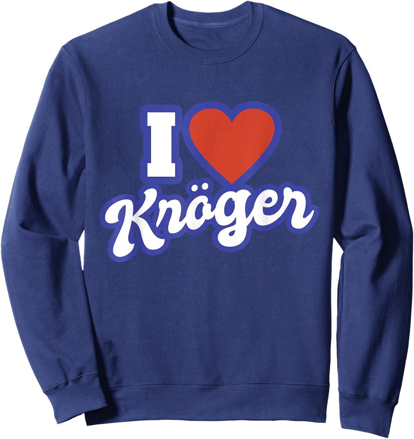 I Love Kröger Sweatshirt - Sweatshirt | Navy