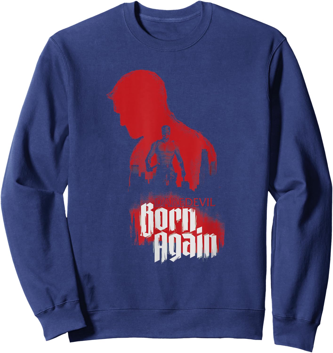 Daredevil Born Again Red Shadow Sweatshirt - Sweatshirt | Navy