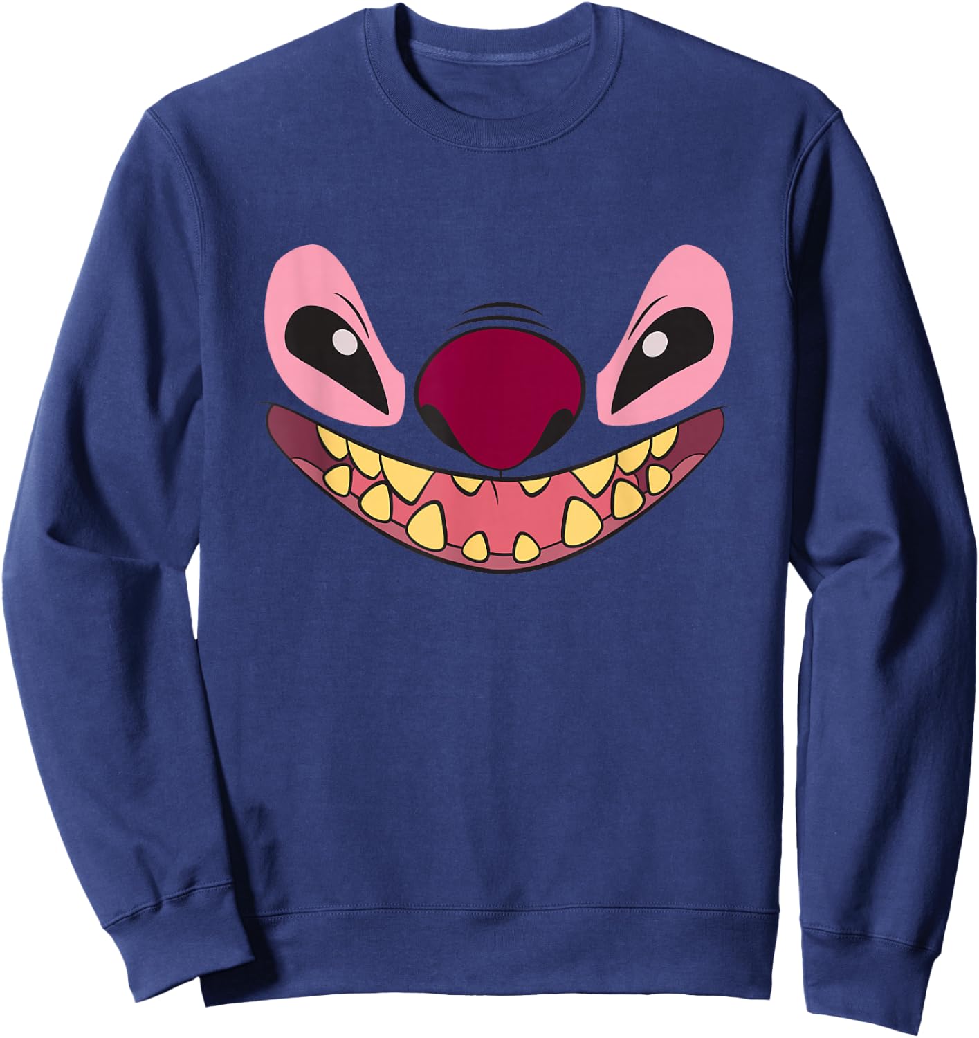 Disney Lilo & Stitch Big Leroy Alien Face Sweatshirt - Sweatshirt | Navy