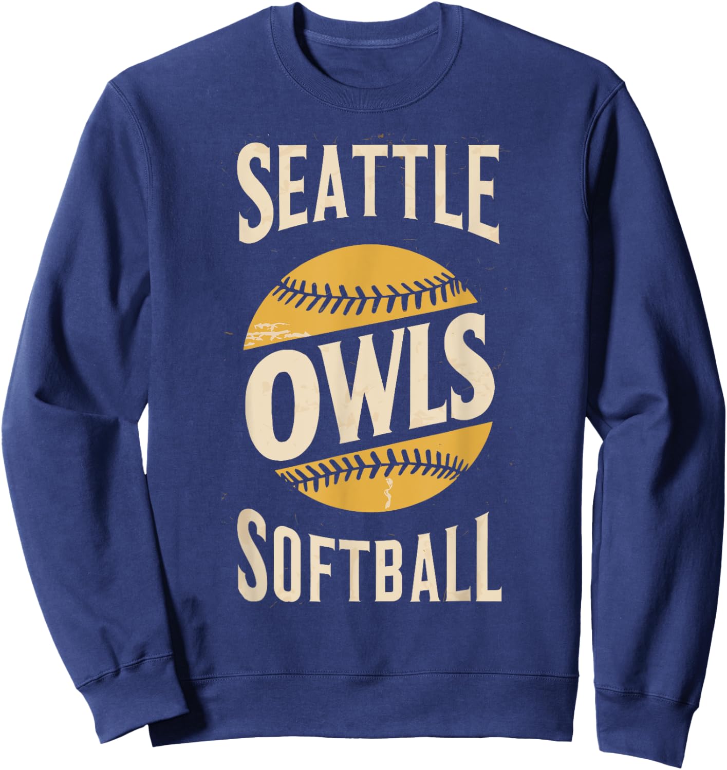 BLACK HISTORY | Owls Seattle Softball Sweatshirt - Sweatshirt | Navy