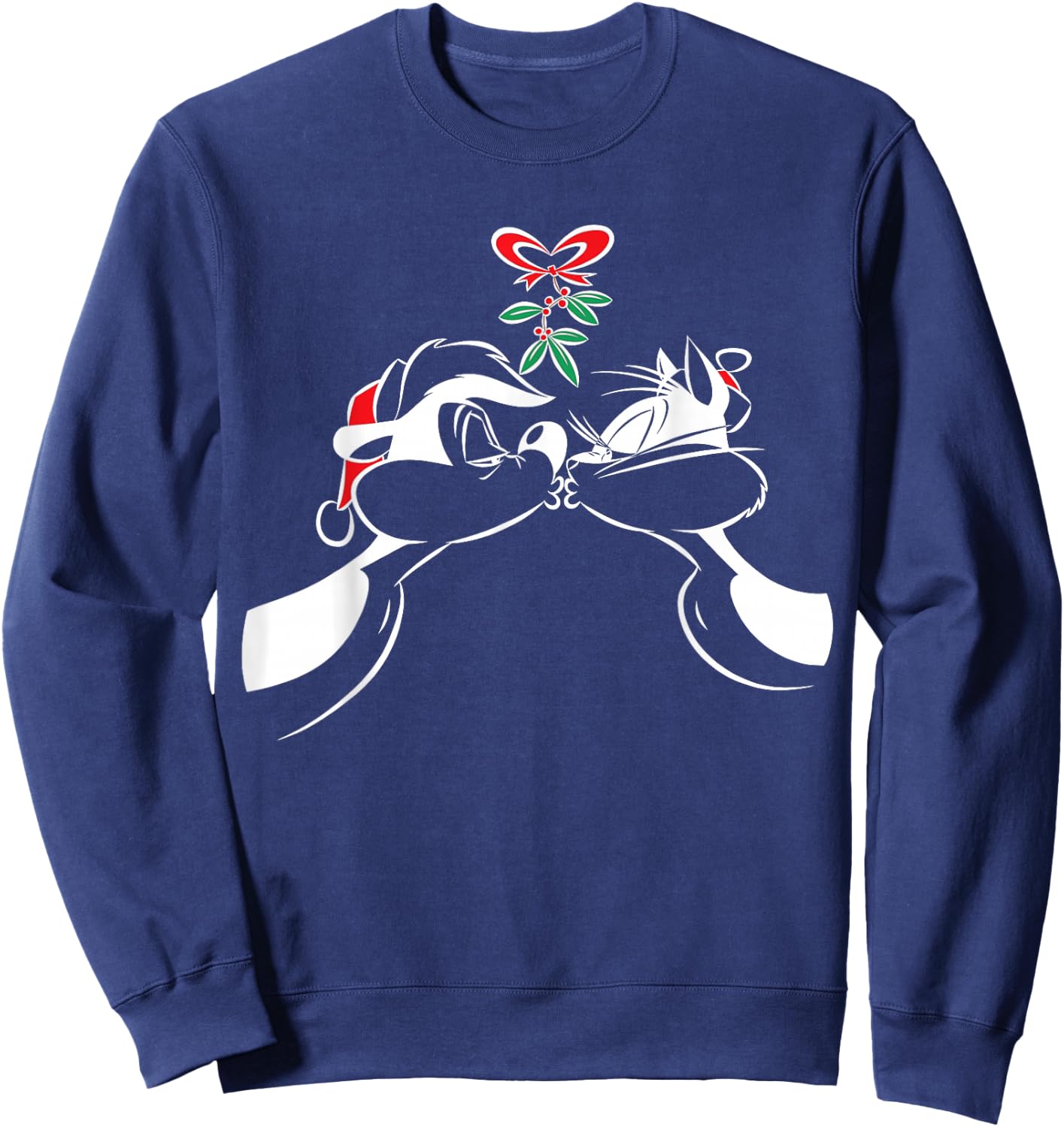 Pepe Le Pew Xmas Kiss Sweatshirt - Sweatshirt | Navy