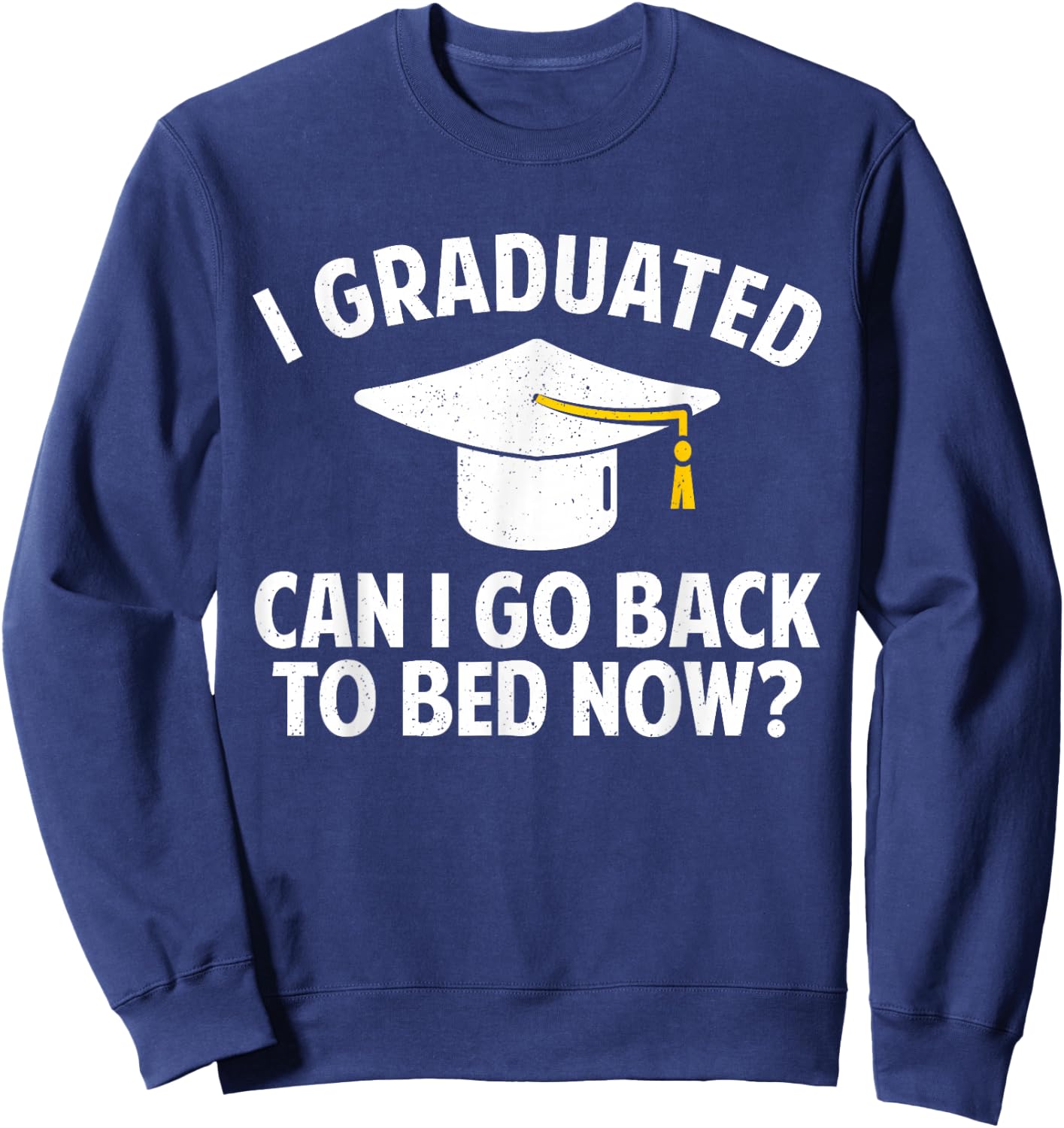 Funny Graduation Art Women Masters Degree Draduation Sweatshirt - Sweatshirt | Navy