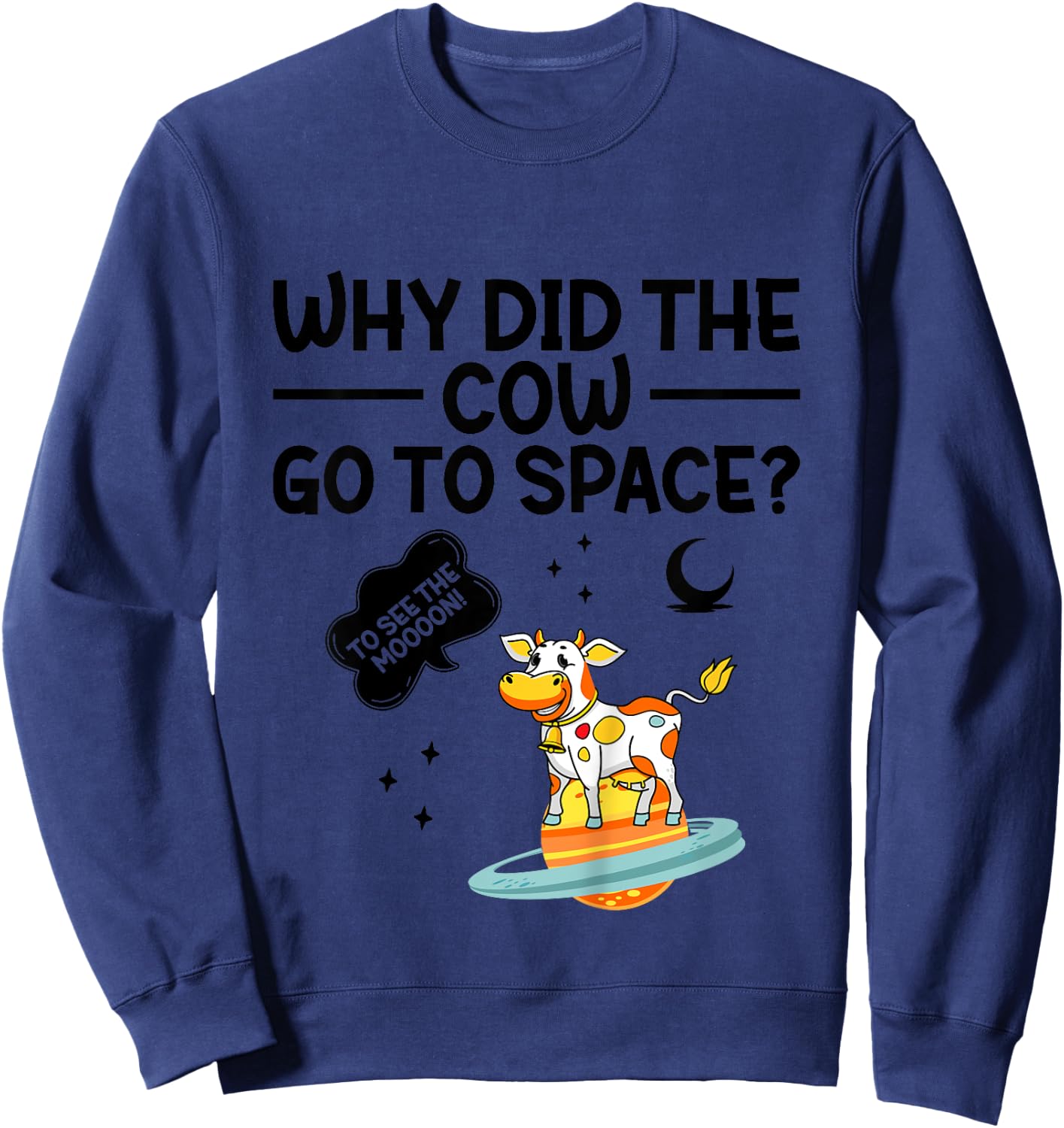 Kids Kids Jokes Funny Kid Dinosaur Animal Sayings Sweatshirt - Sweatshirt | Navy