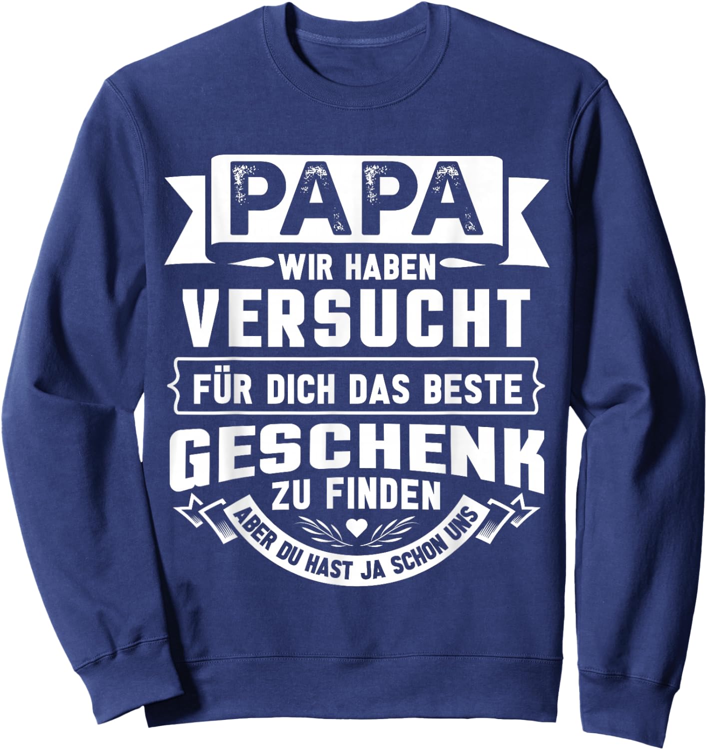 Vatertagsgeschenk Vatertag Papa Sohn Opa Männer Papa Sweatshirt - Sweatshirt | Navy