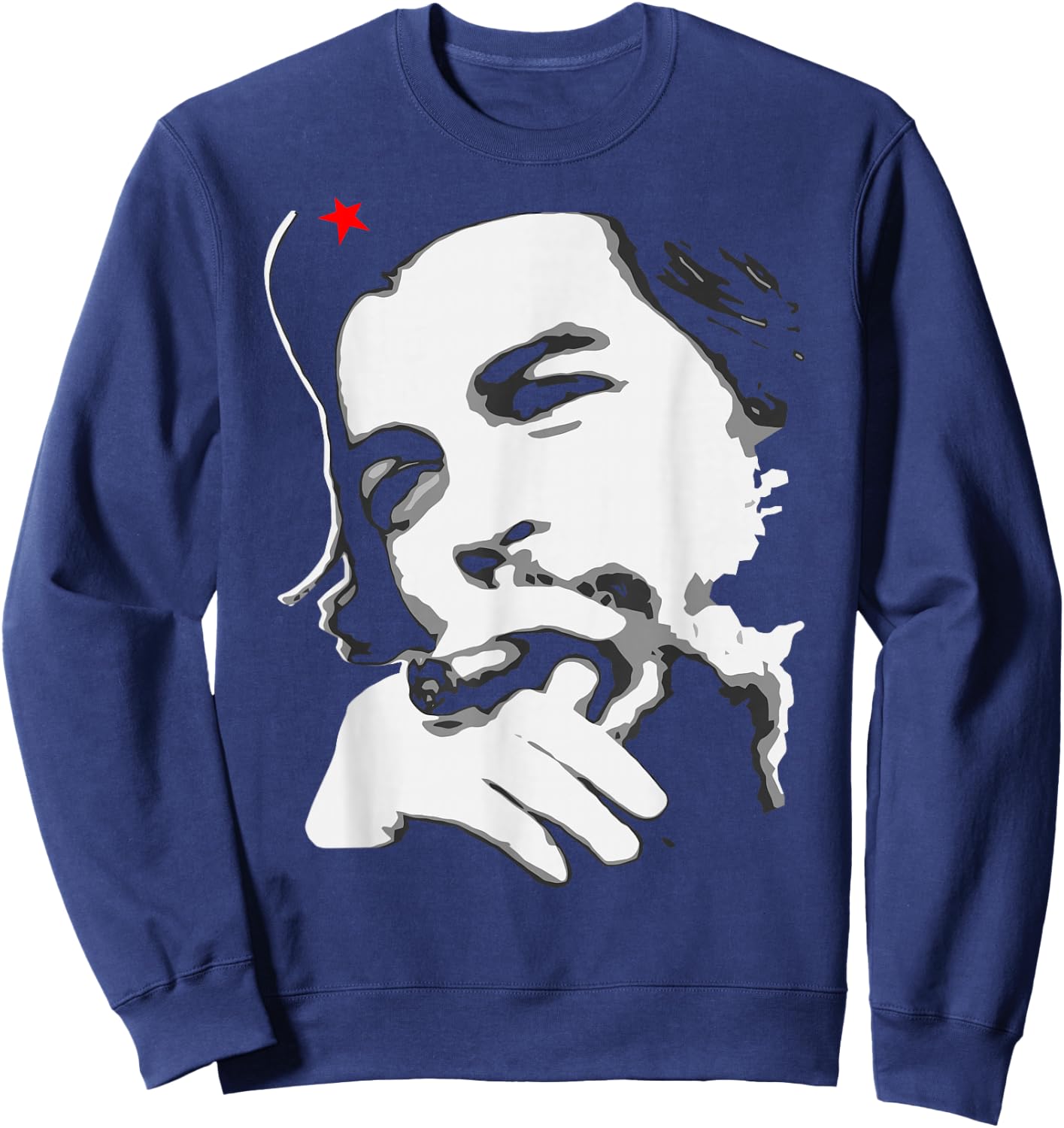 Ernesto Che Guevara Cuba Revolution Guerilla, black Sweatshirt - Sweatshirt | Navy
