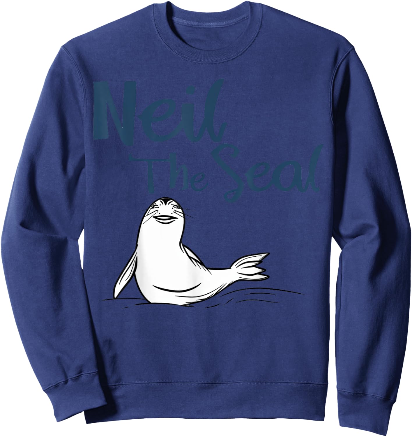 Neil The Seal 22 Australia Seal Elephant Seal Sweatshirt - Sweatshirt | Navy