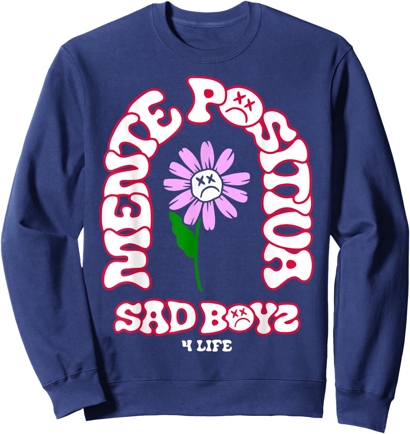Mente positiva Junior Tumbados Corridos H Belicos Sad Boys Sweatshirt - Sweatshirt | Navy