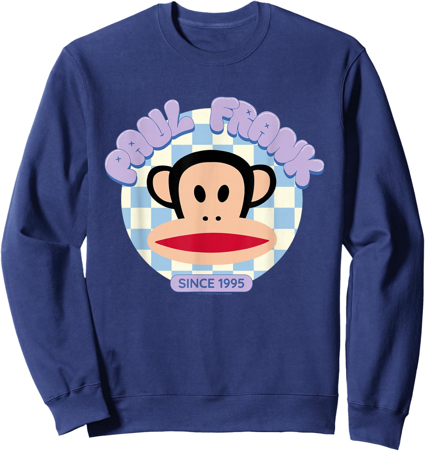 Paul Frank Julius Bubble Text Seit 1995 Sweatshirt - Sweatshirt | Navy