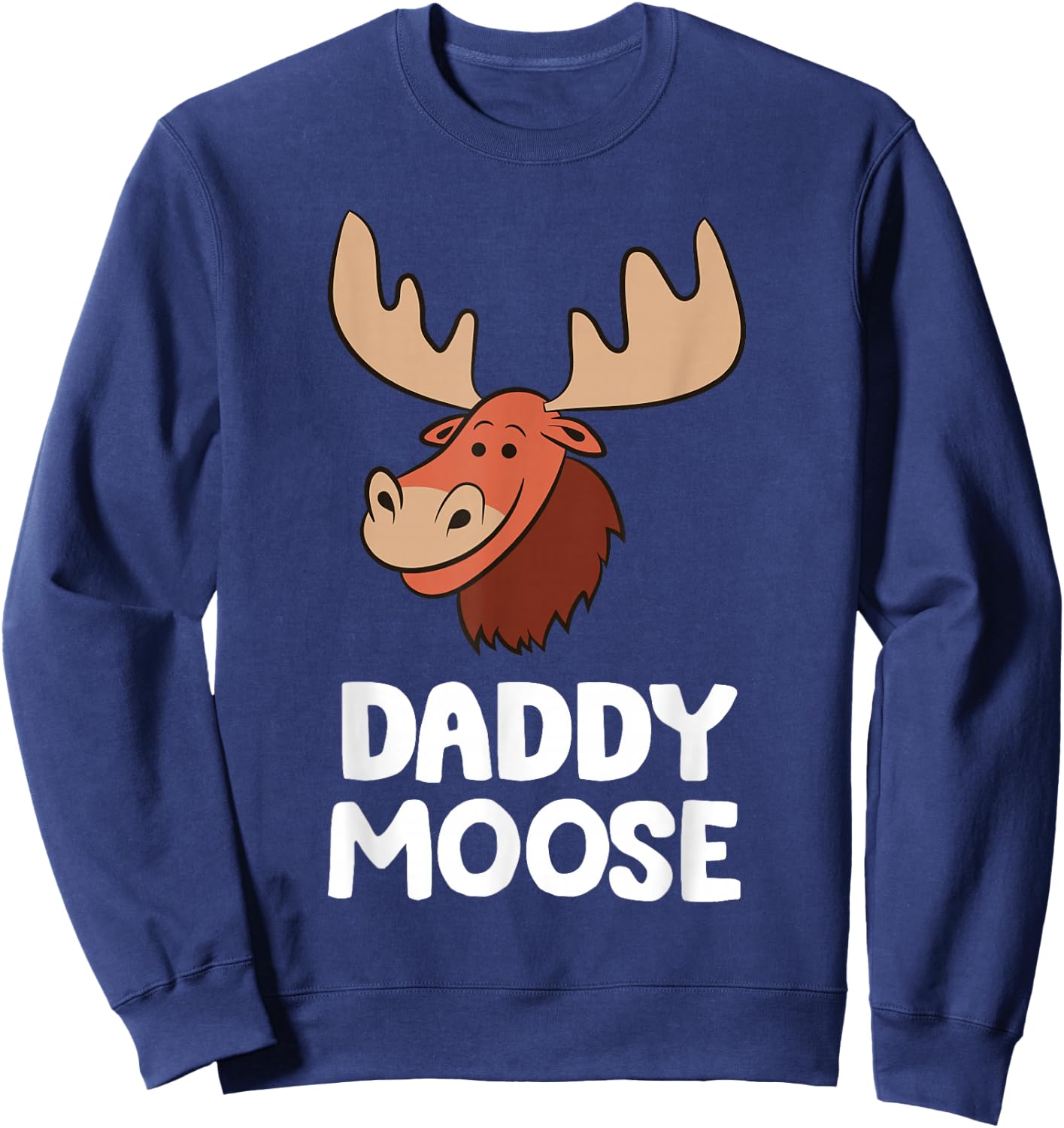 Daddy Moose Sweatshirt - Sweatshirt | Navy