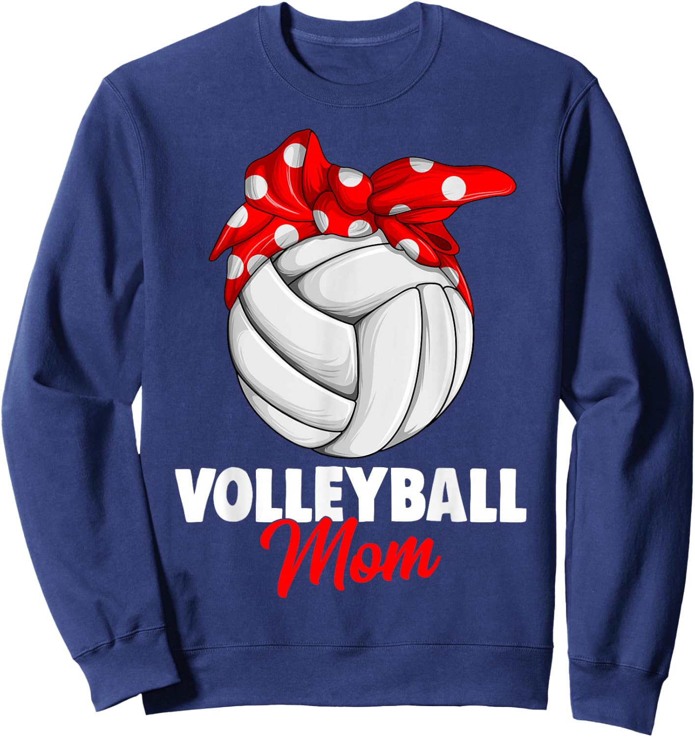 Volleyball Mom Women Sweatshirt - Sweatshirt | Navy