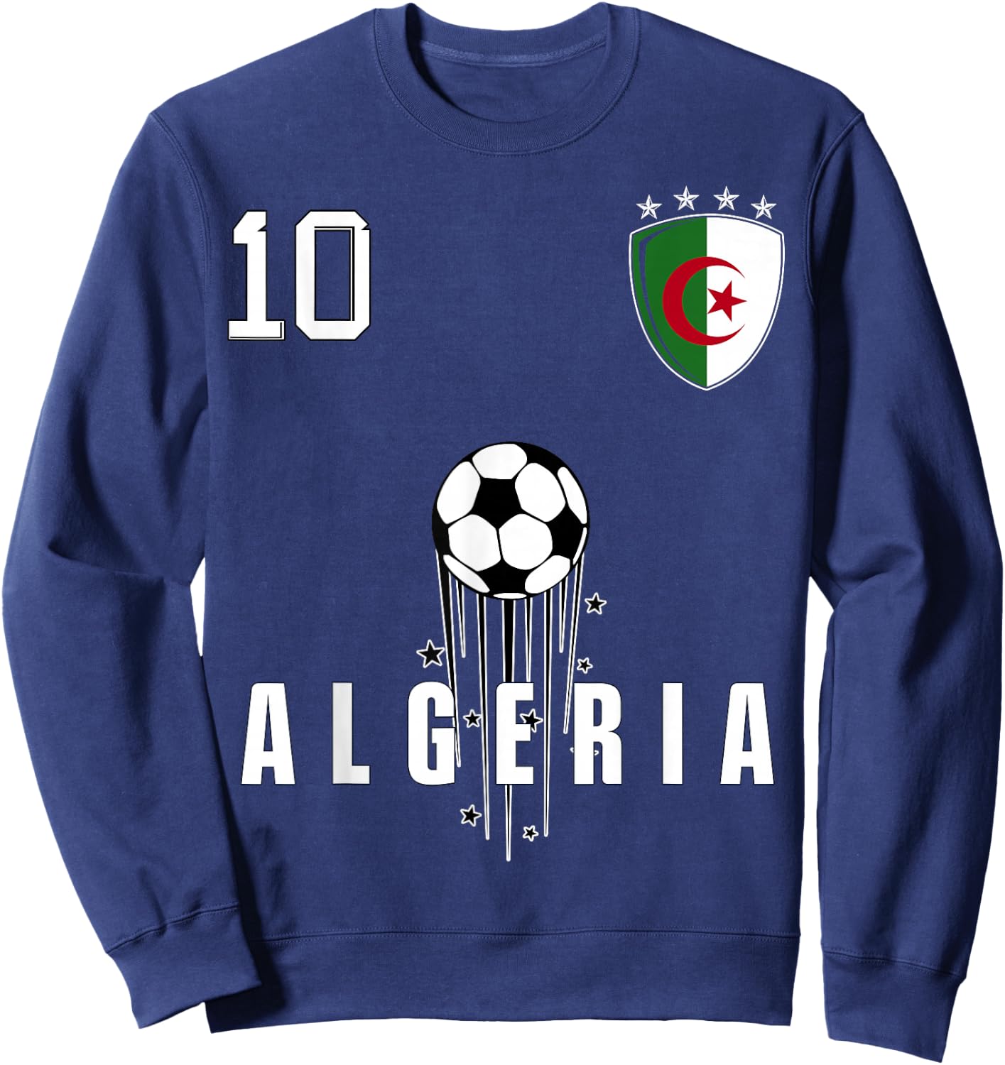 Algeria Flag Algerian Pride Lovers Sweatshirt - Sweatshirt | Navy
