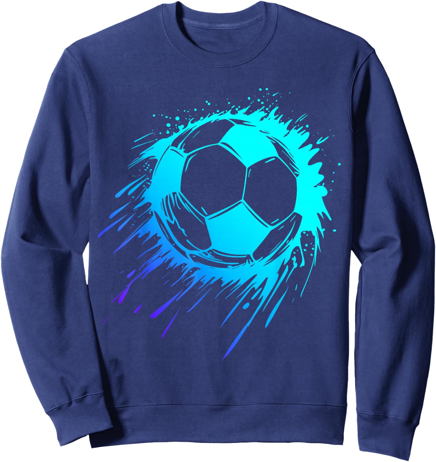 Blue Football Player Men's Football Boys Football , black Sweatshirt - Sweatshirt | Navy