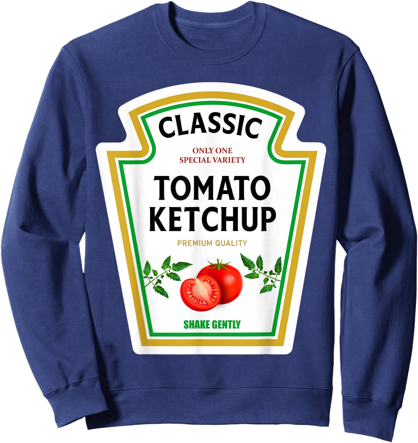 Ketchup 2024 Mustard Matching Family Costume Mayo for Halloween Sweatshirt - Sweatshirt | Navy