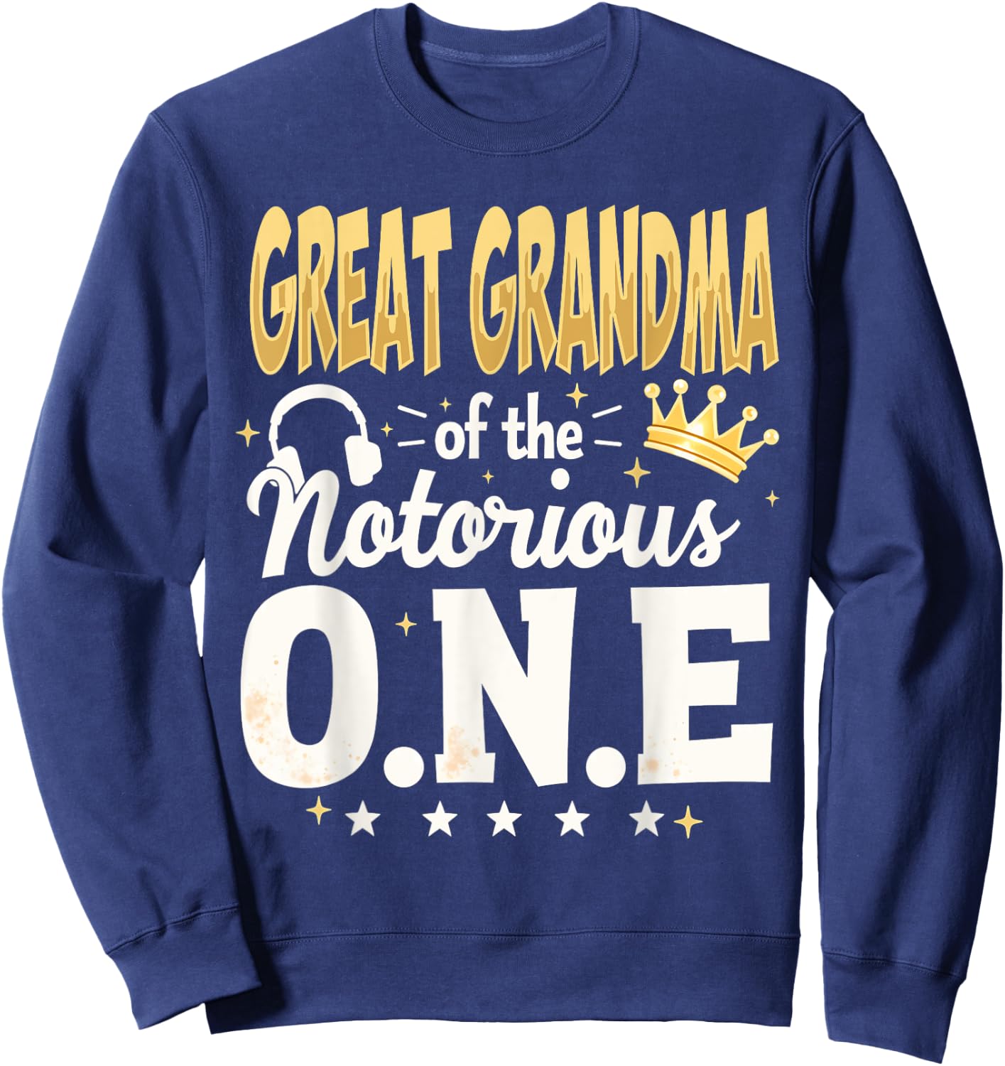 Hip Hop Matching Family 1st Birthday Party - -Adults, Black, Small, Short Sleeve Sweatshirt - Sweatshirt | Navy