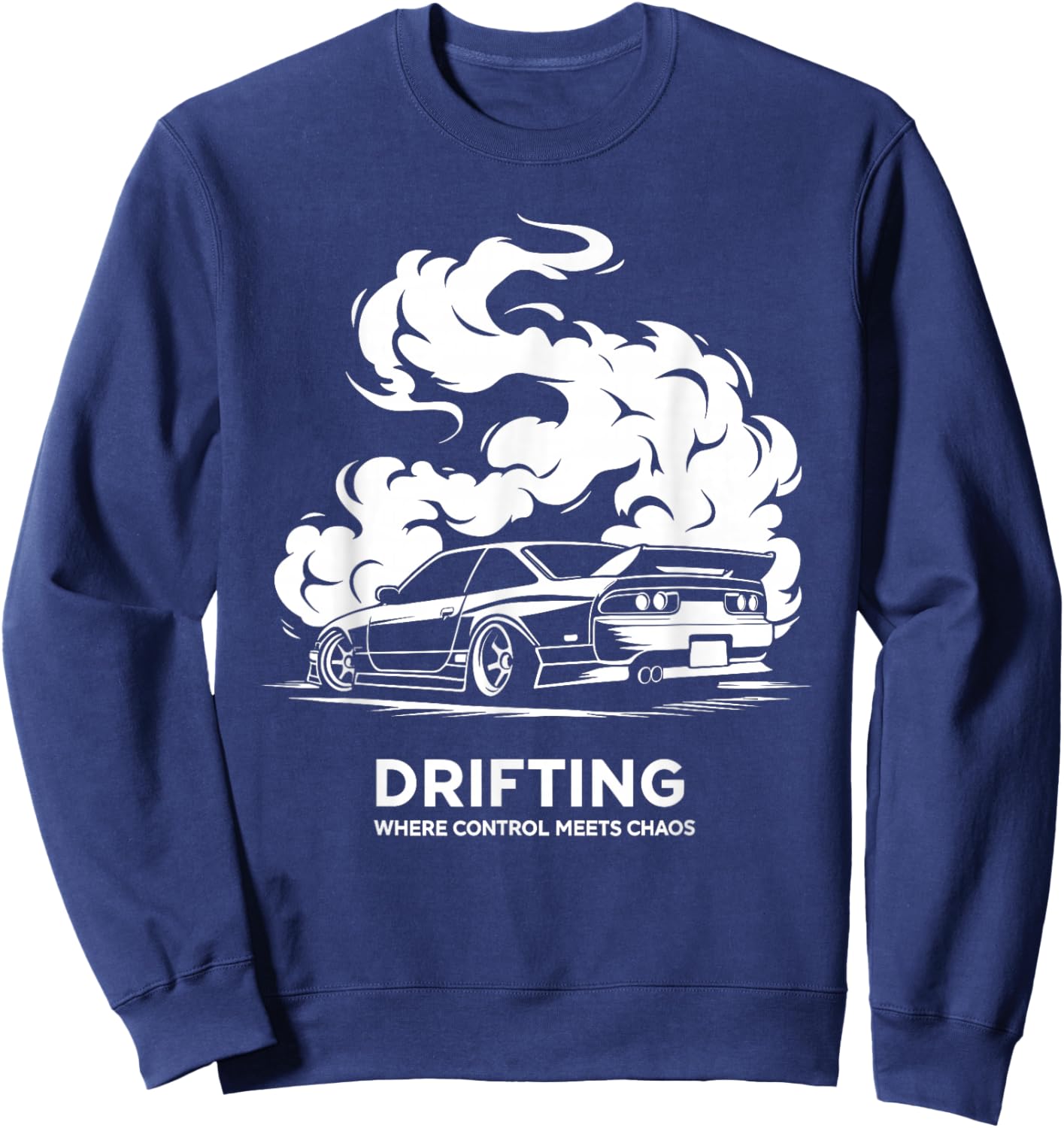Car Drifting Racing Race Car Motorsport Drift Racing Sweatshirt - Sweatshirt | Navy