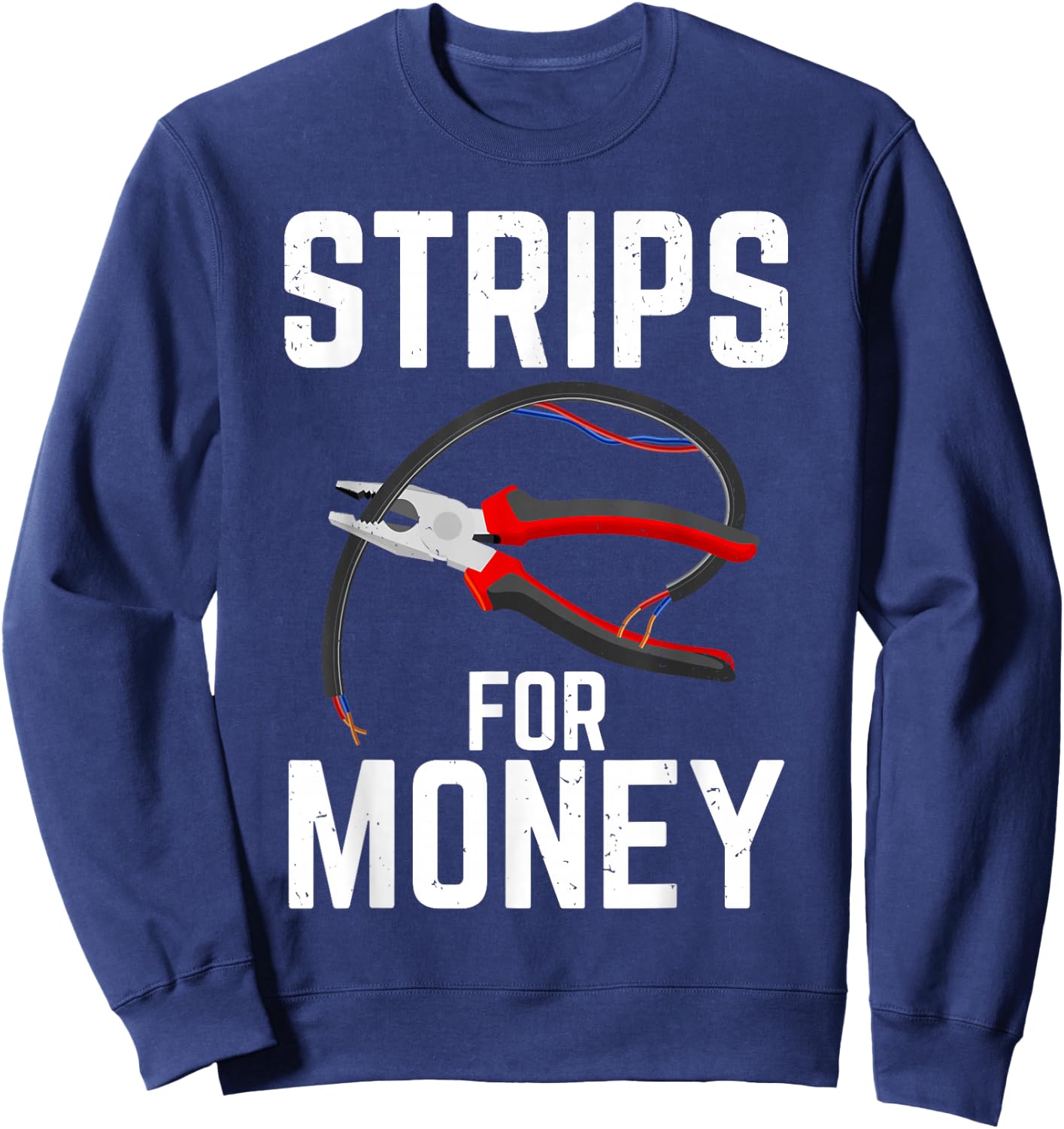 Funny Electrician Art Women Electrical Electrician Sweatshirt - Sweatshirt | Navy