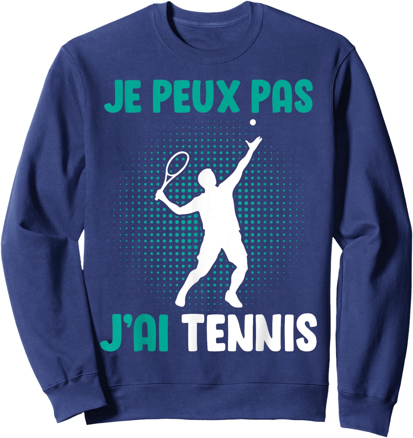 Je Peux Pas J'Ai Tennis For Boys Man , Black, S Sweatshirt - Sweatshirt | Navy