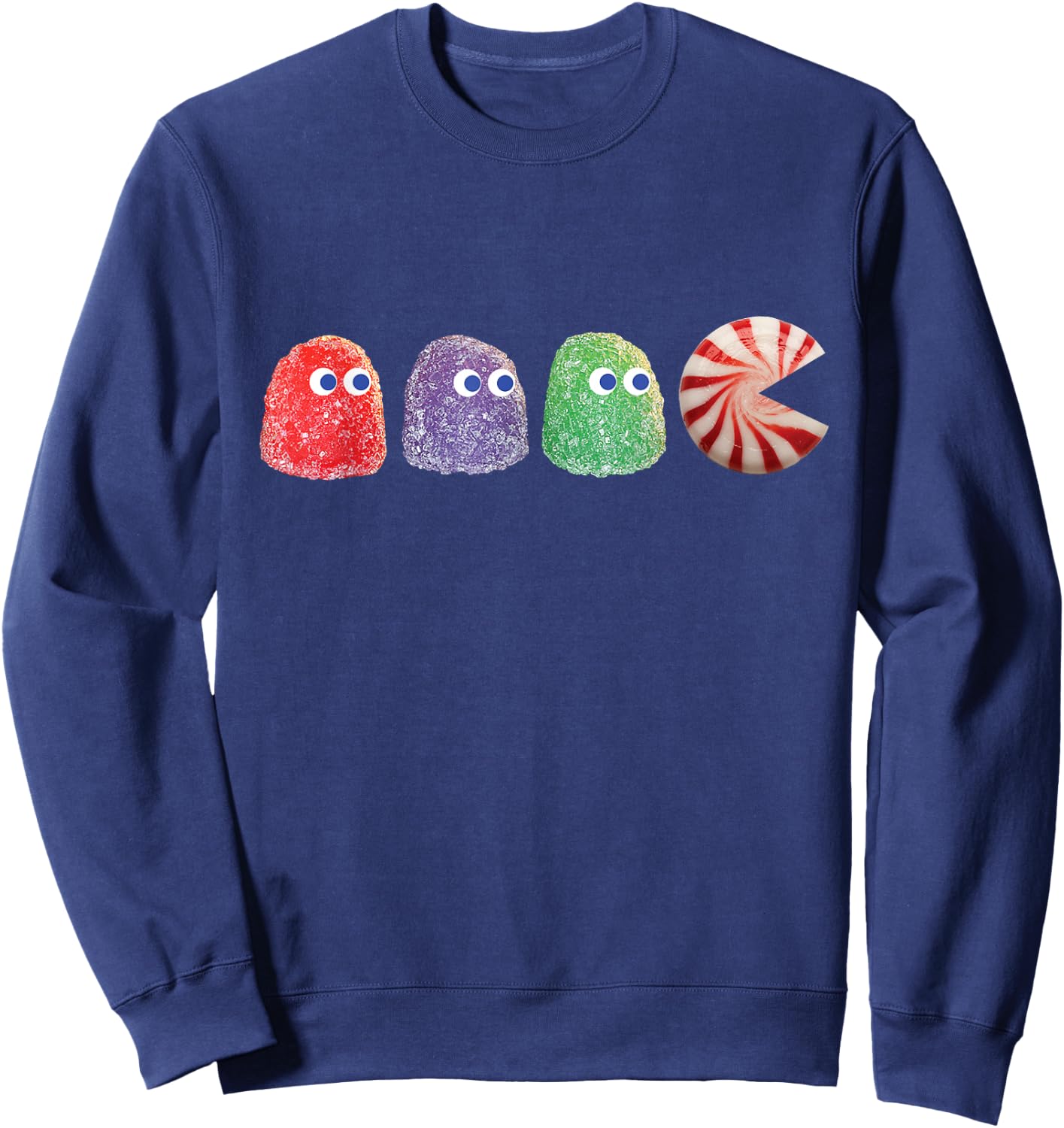 Kyle's Pumpkin Pie Christmas Candy Sweatshirt - Sweatshirt | Navy