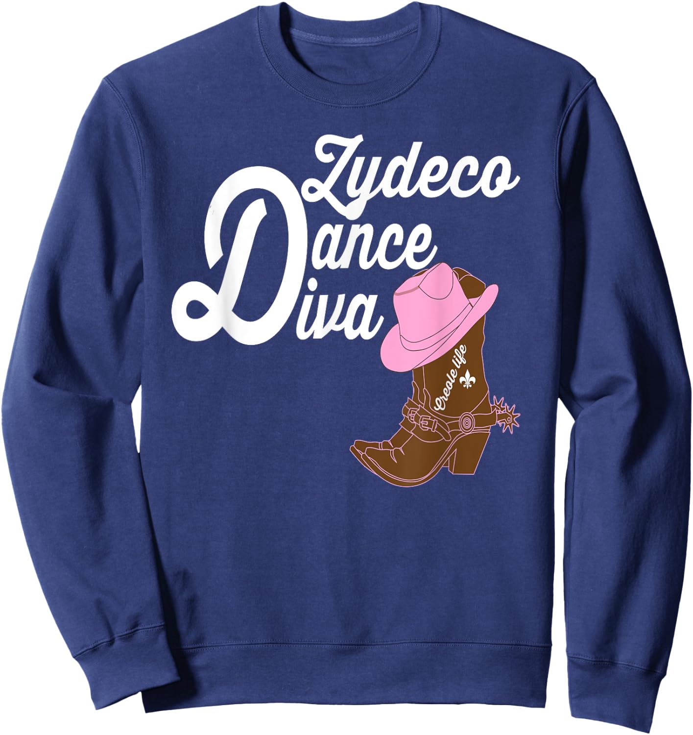 Zydeco Dance Diva Sweatshirt - Sweatshirt | Navy
