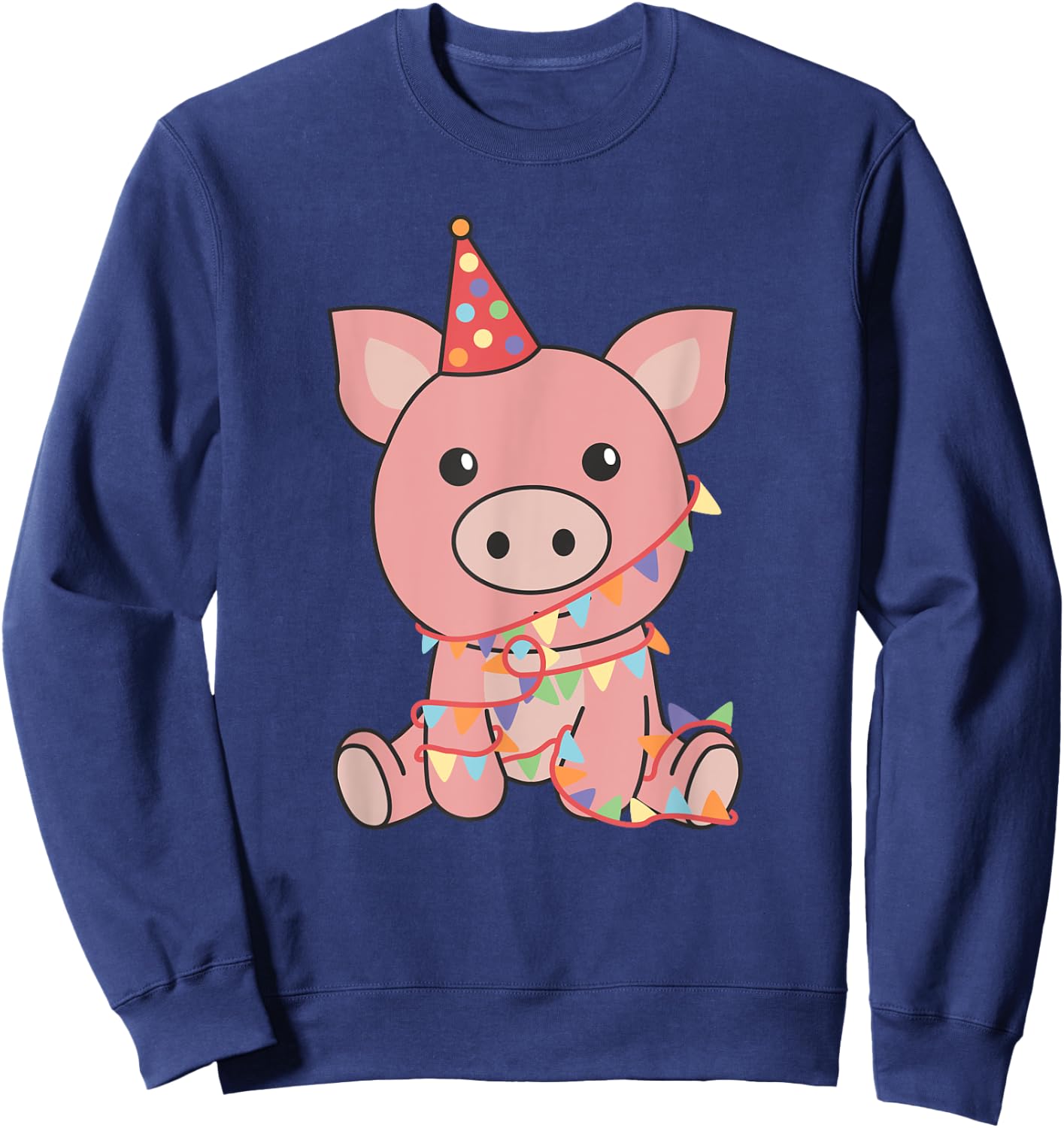 Geburtstag Schwein Kinder Birthday Animal Kids Sweatshirt - Sweatshirt | Navy