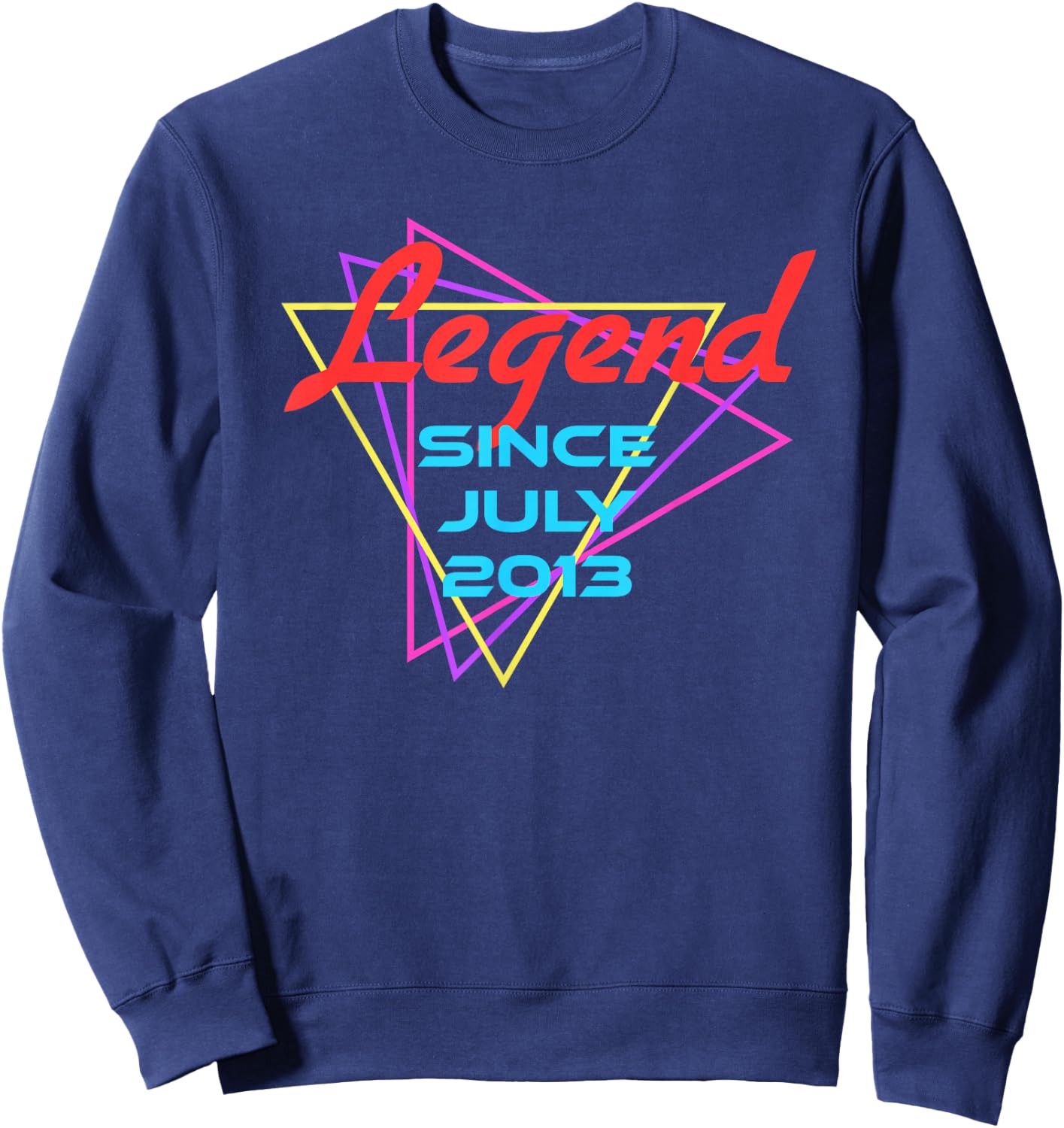Legend Since July 2013 Sweatshirt - Sweatshirt | Navy