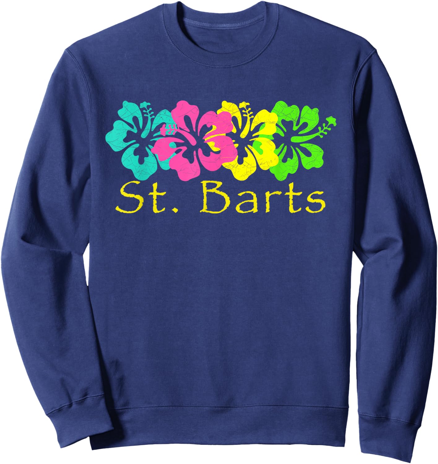 St. Barts Tropical / Travel Surf Sweatshirt - Sweatshirt | Navy