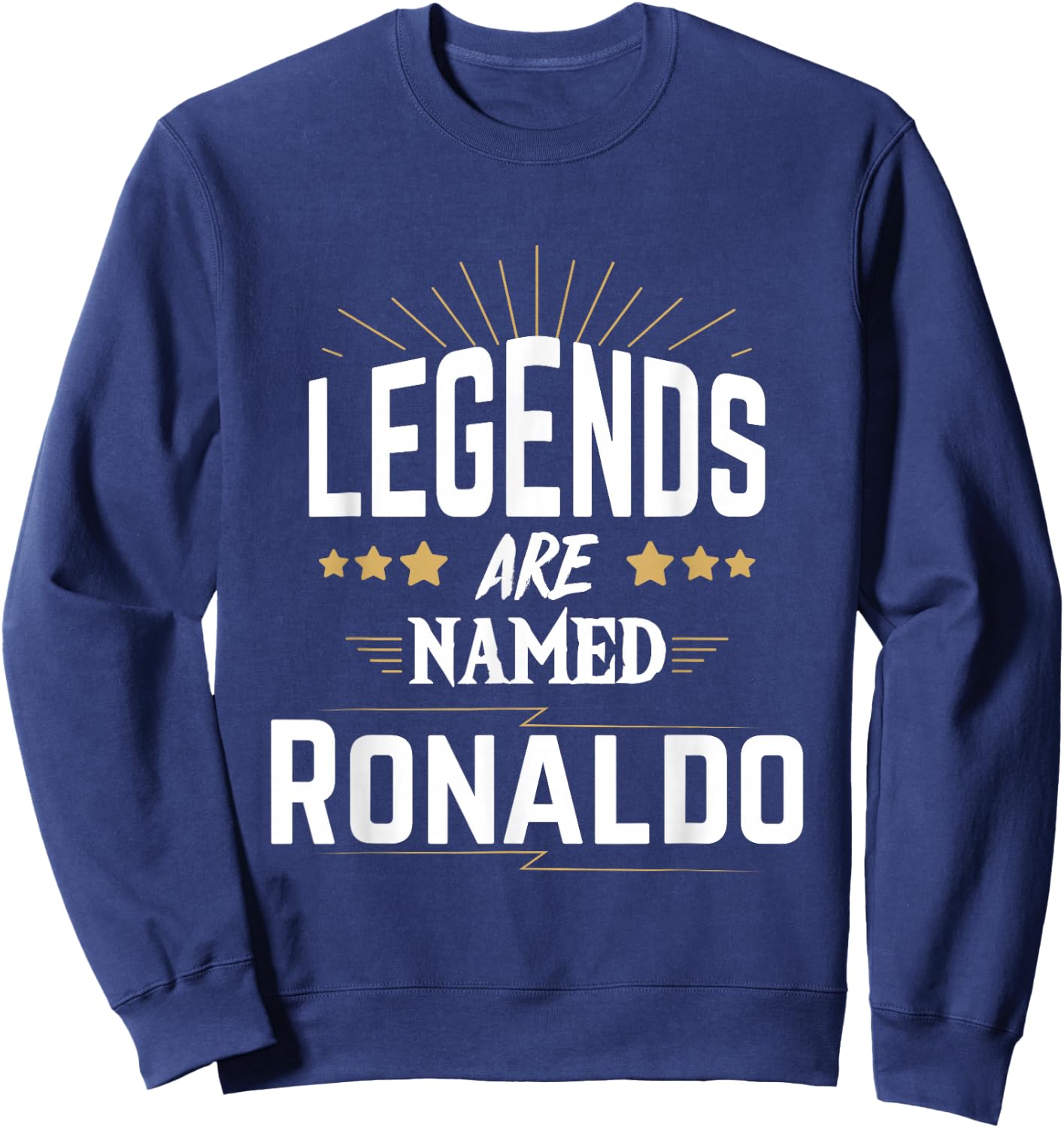 Legends are Named Ronaldo Sweatshirt - Sweatshirt | Navy