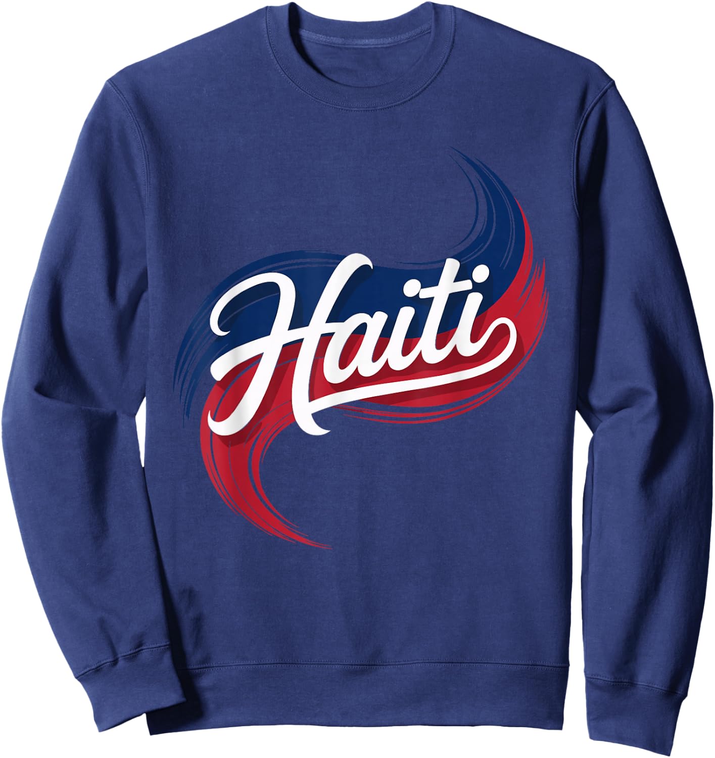 Haiti National Pride Inspired Sweatshirt - Sweatshirt | Navy