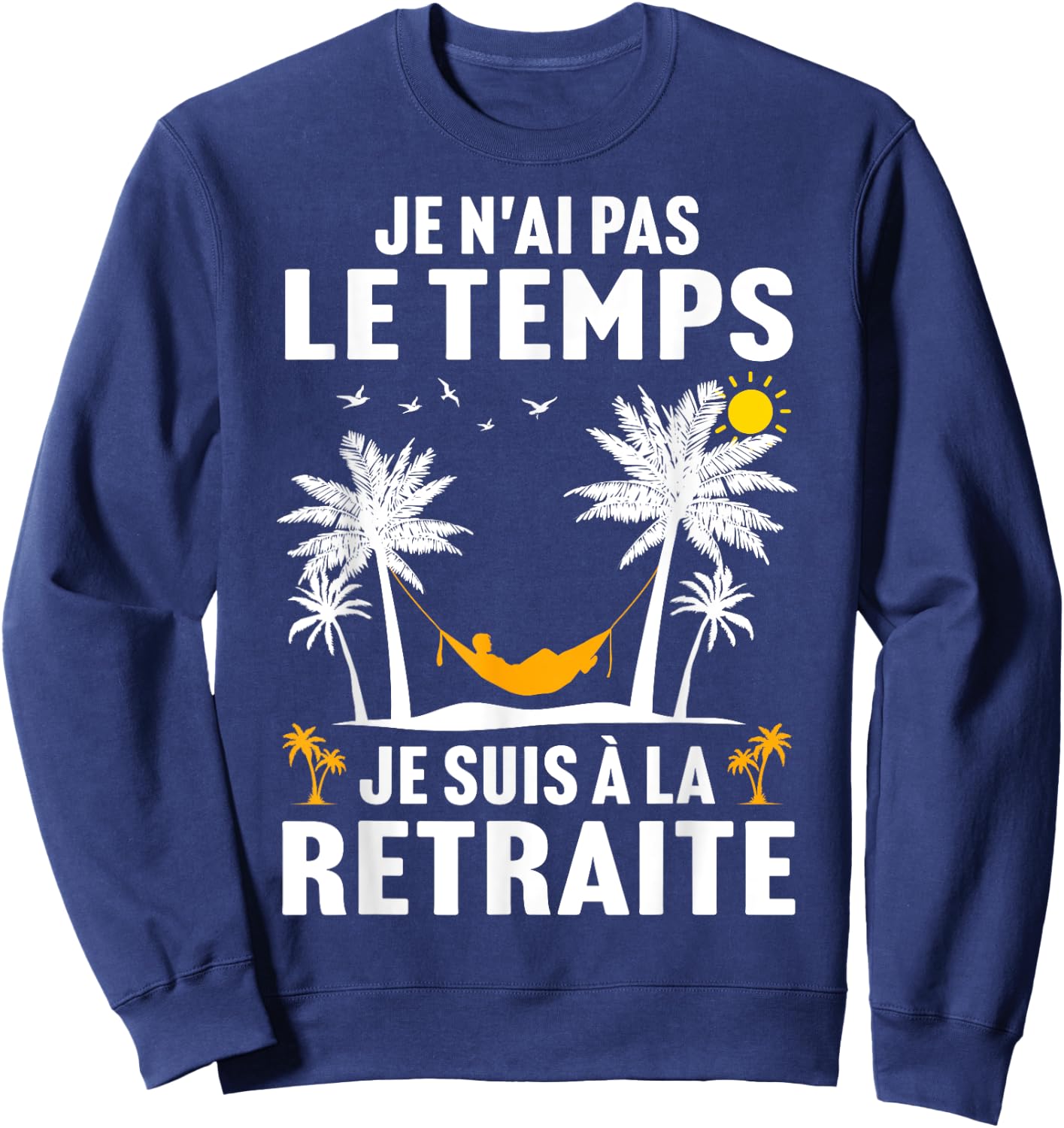 Retirement Gift Women Humor Leaving Retirement , Black, S Sweatshirt - Sweatshirt | Navy