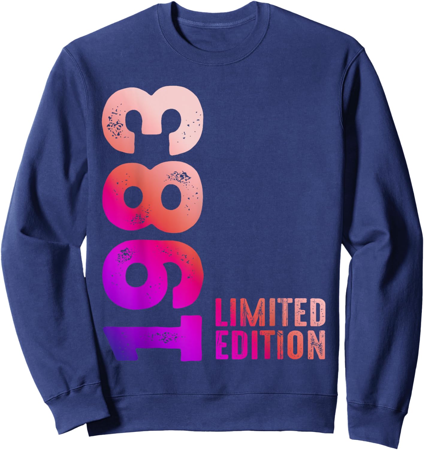 1983 Limited Edition 1983 Birthday Gift , Black, S Sweatshirt - Sweatshirt | Navy